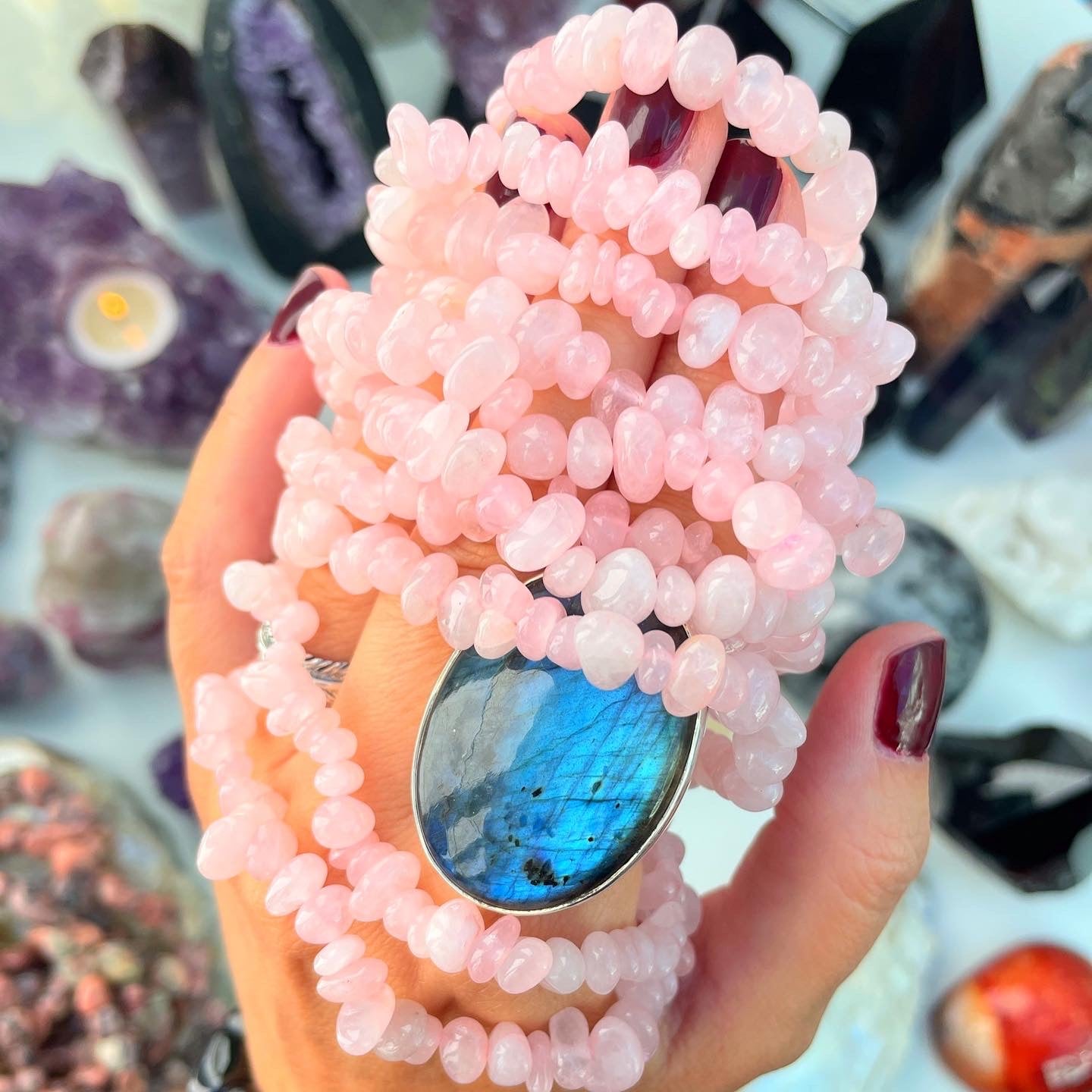 Rose Quartz Bracelets ðđððŋ