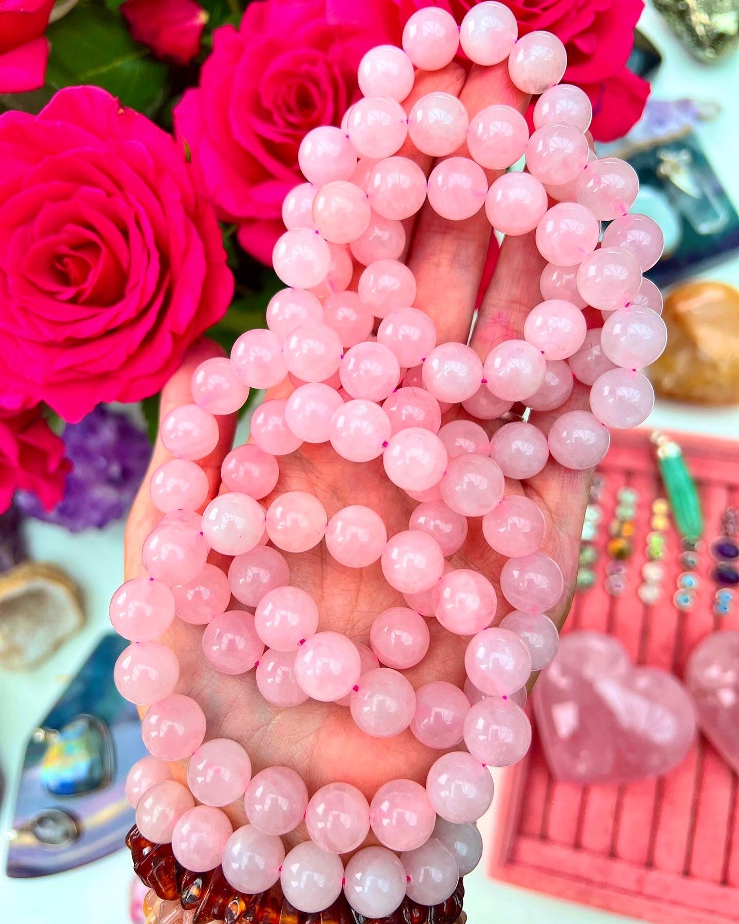 Love Bracelets ~ Rose Quartz