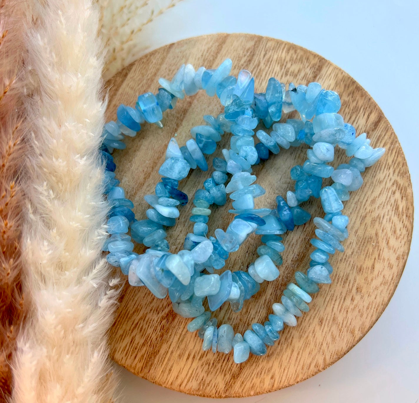 Aquamarine Crystal Bracelets 🏝🏖🐠🐬🐟