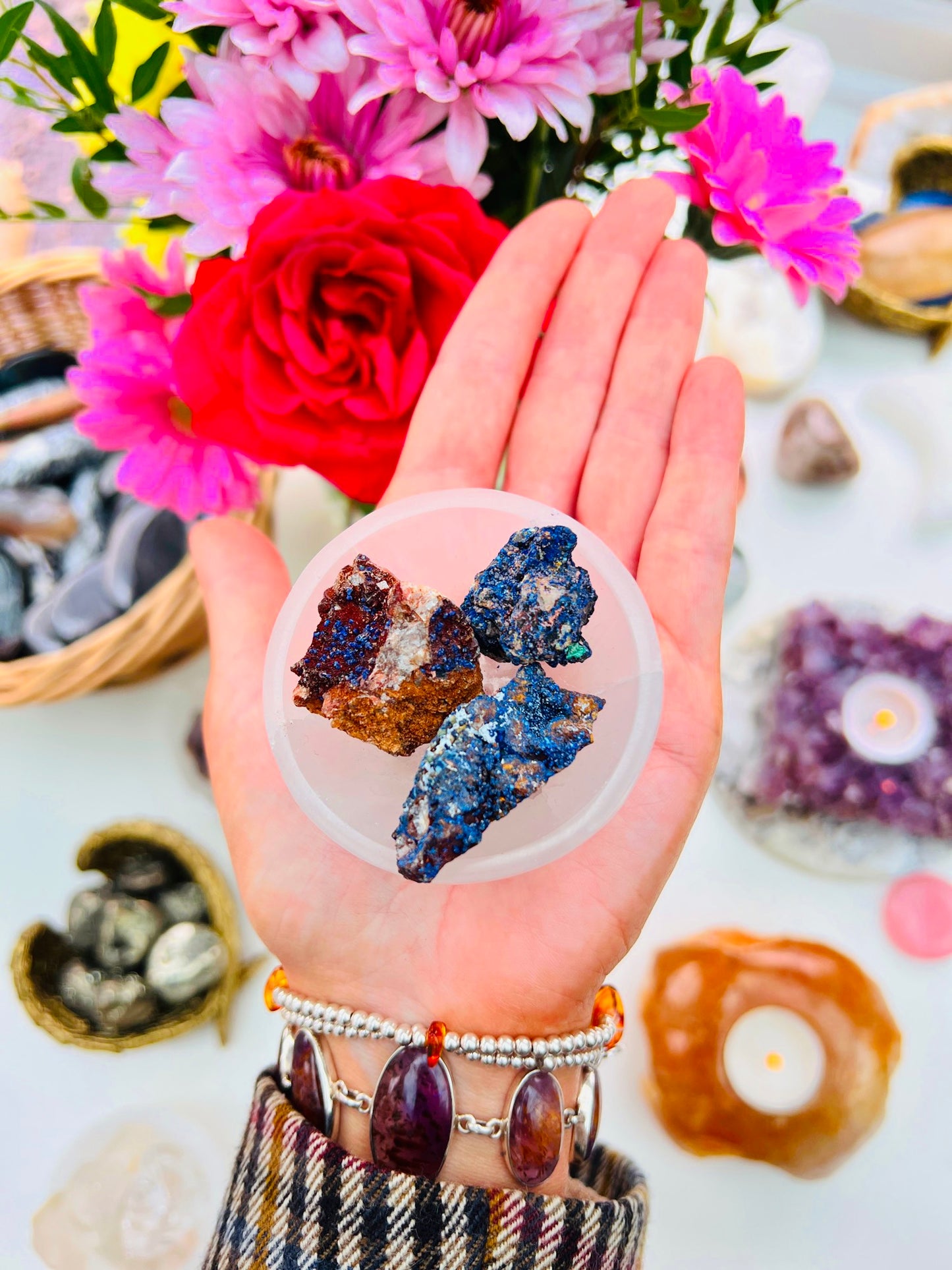 Azurite Natural Raw Crystals