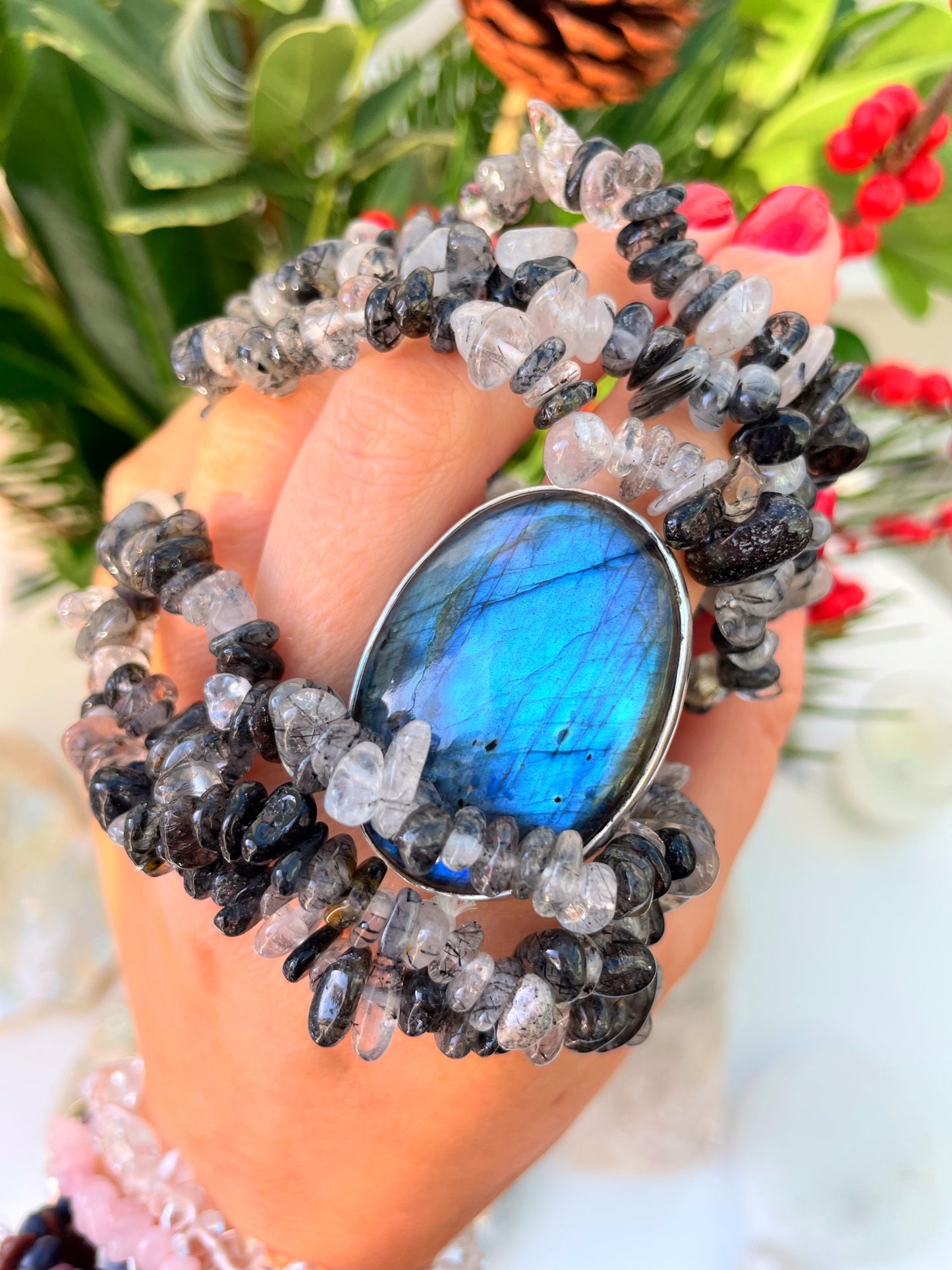 Tourmalated Quartz Bracelets ðŪðĪðĪ