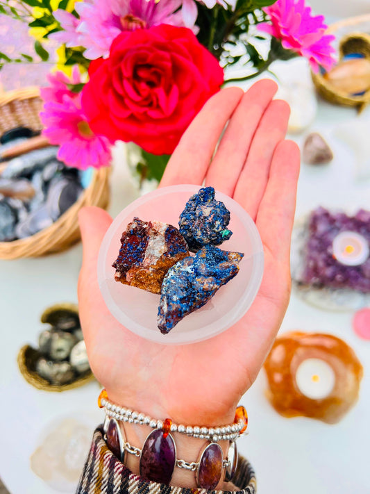Azurite Natural Raw Crystals