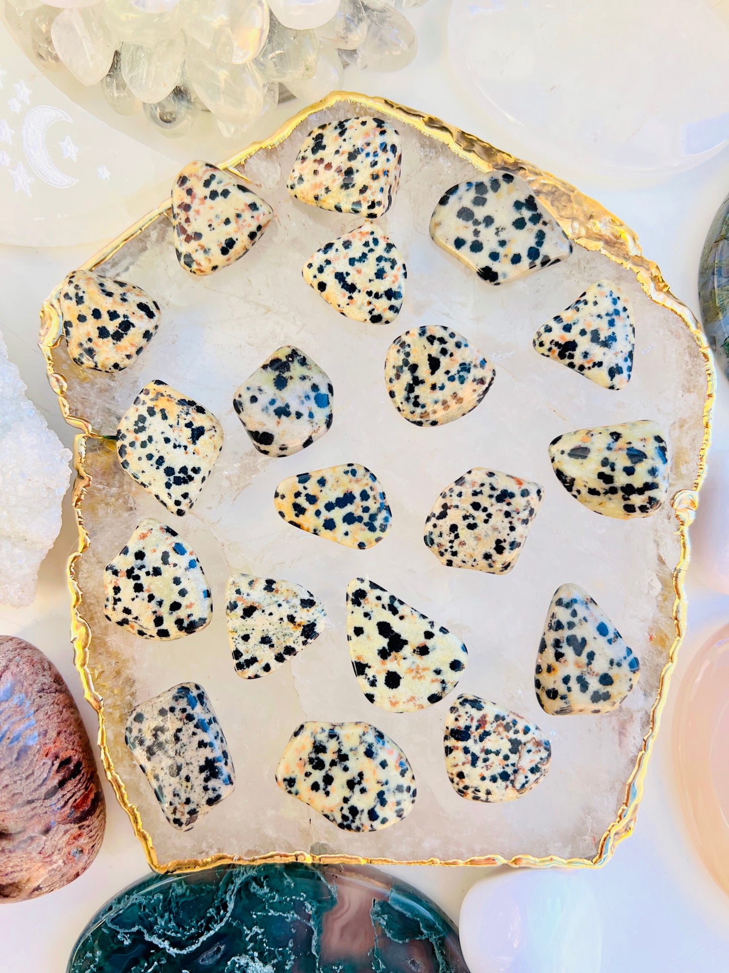 Dalmatian Jasper Crystals