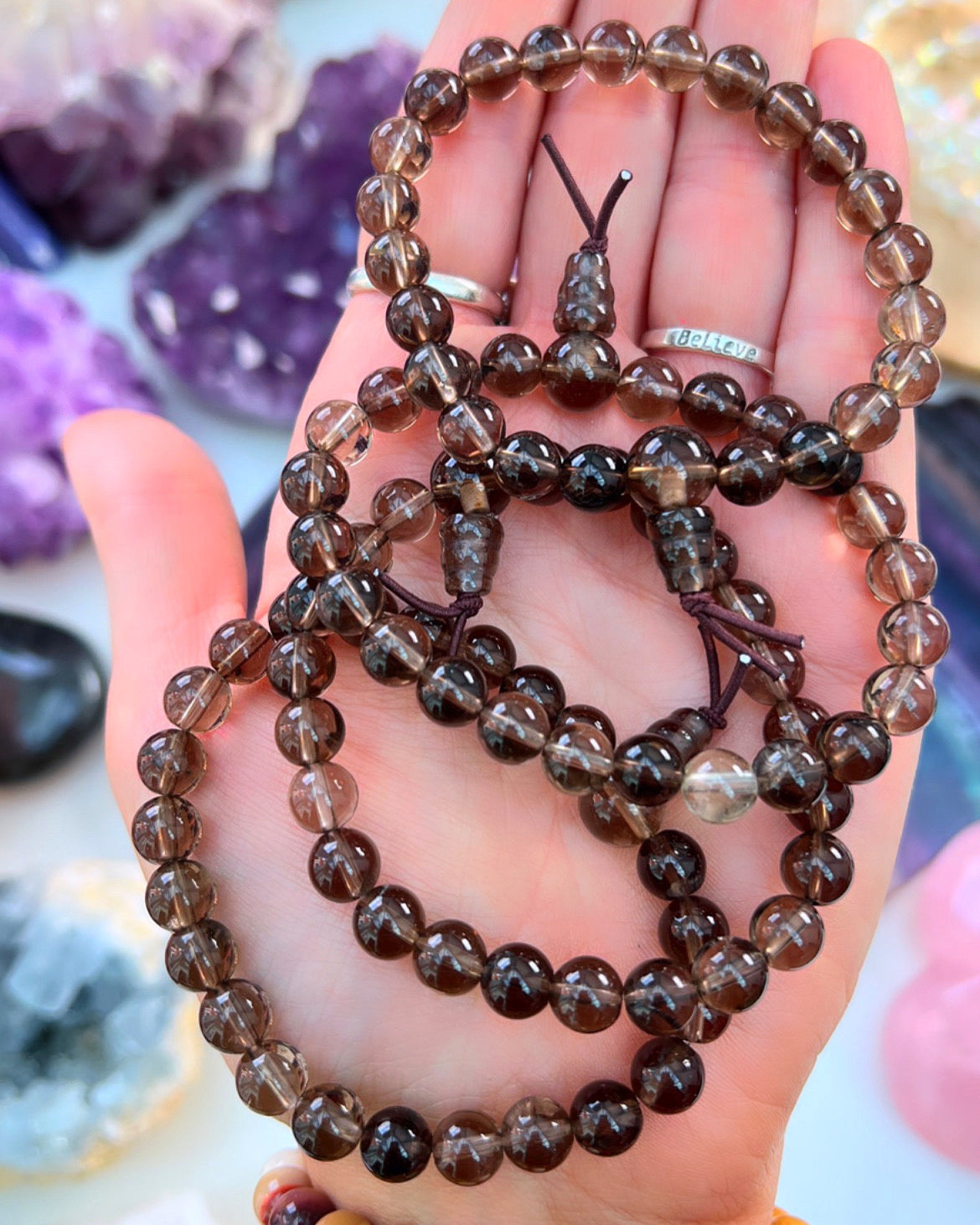Smokey Quartz Powerbeads ðĪðŋ
