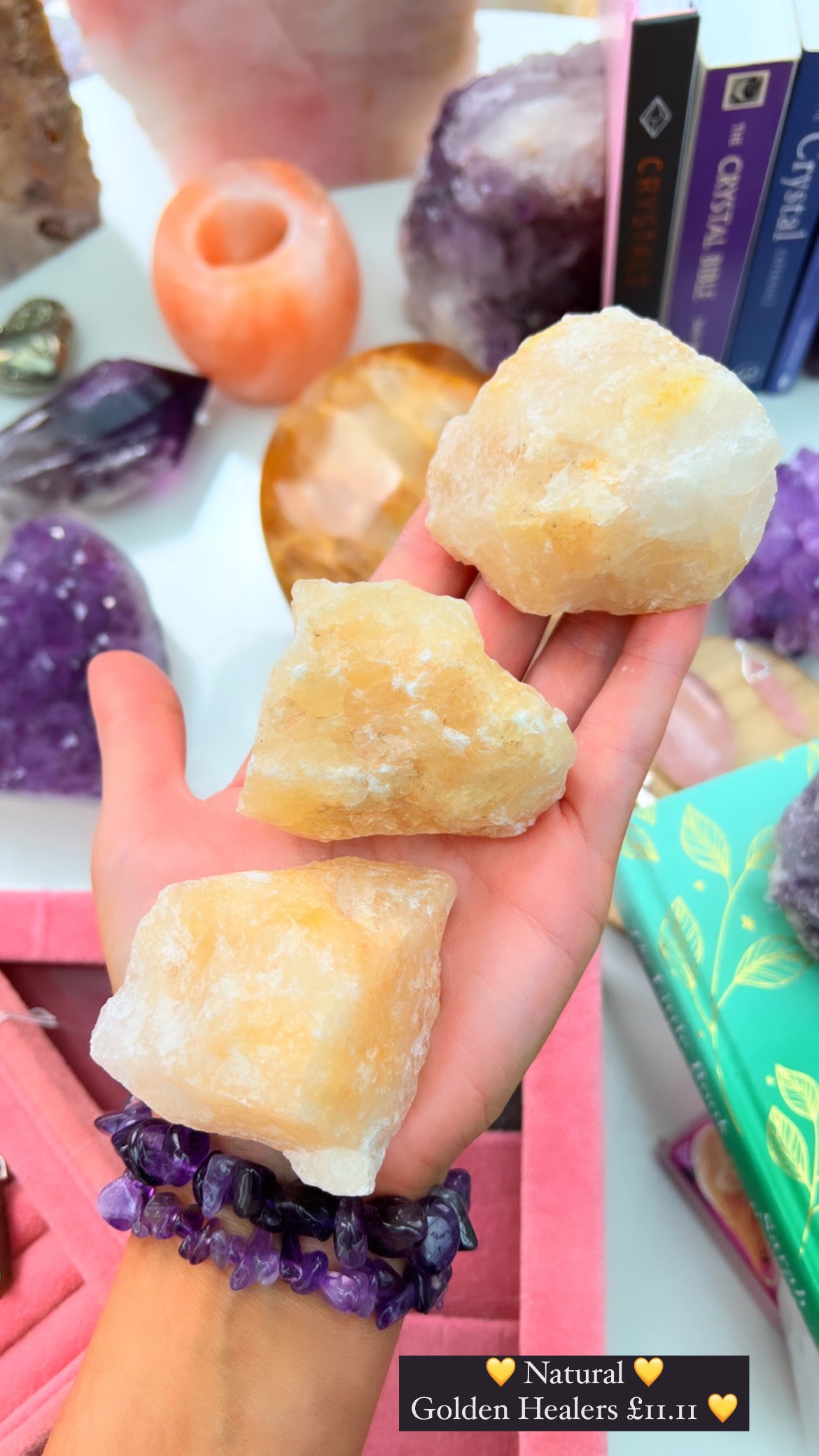 Golden Healer Natural Raw Crystals