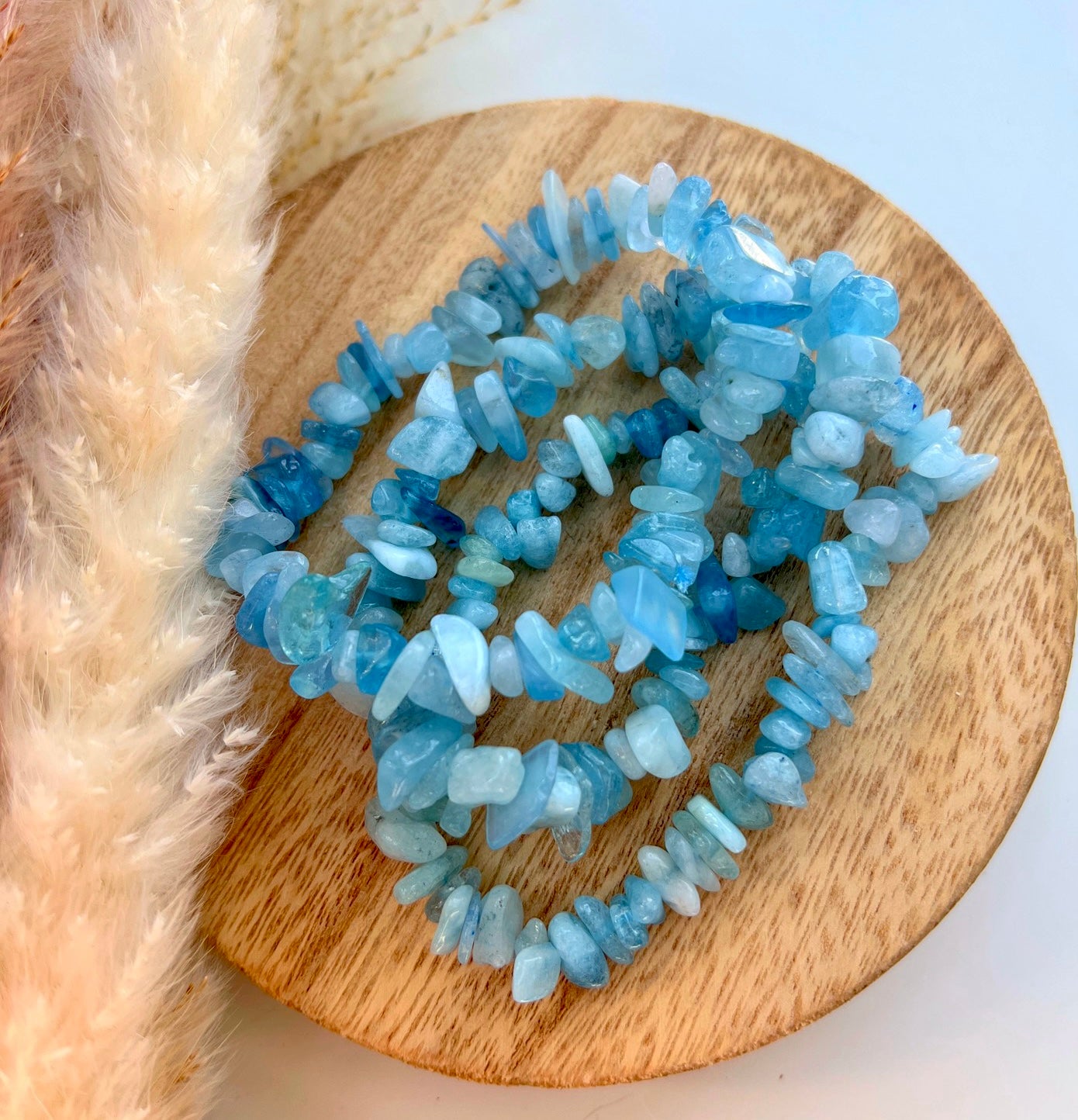 Aquamarine Crystal Bracelets 🏝🏖🐠🐬🐟