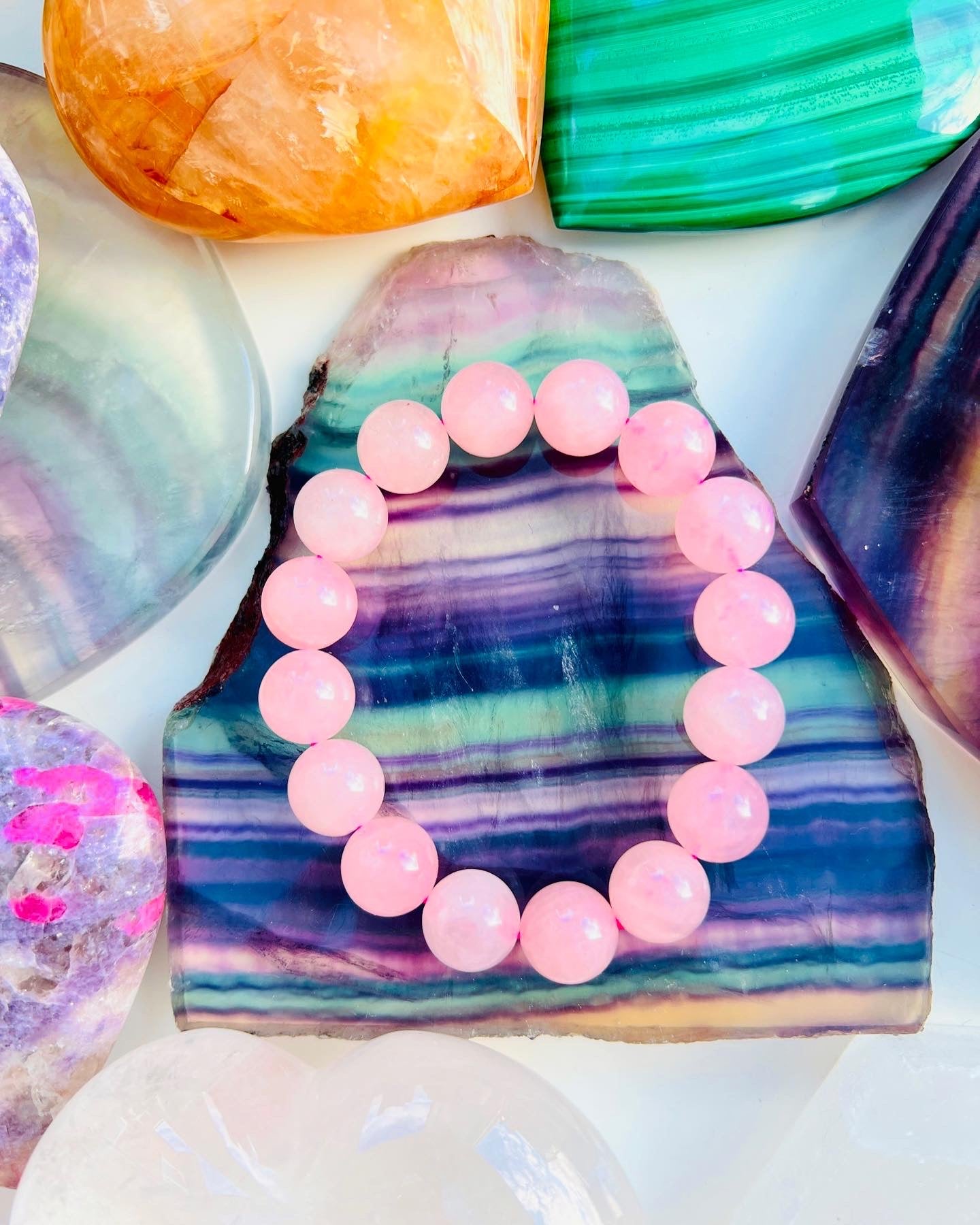 Love Bracelets ~ Rose Quartz
