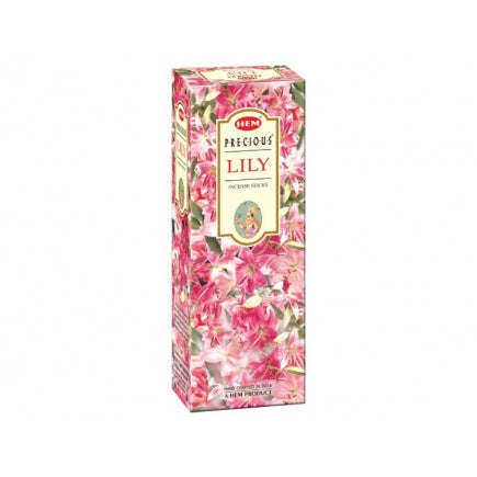 HEM Precious Lily Hex Incense Sticks