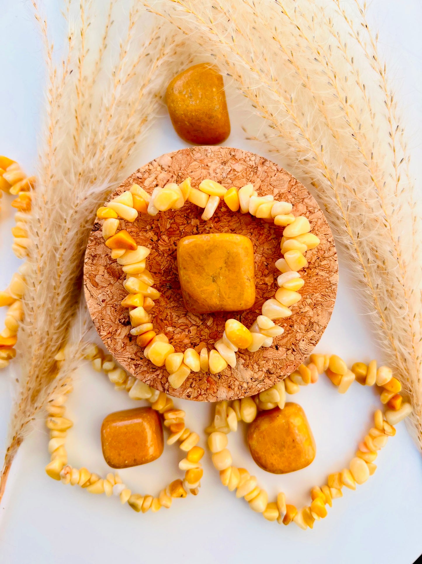 Golden Jade Crystal Bracelets