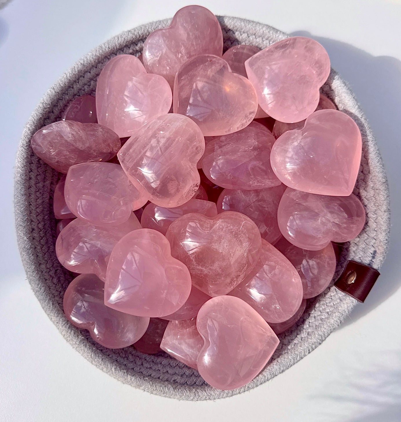 Rose Quartz Heart Gem Quality 💕