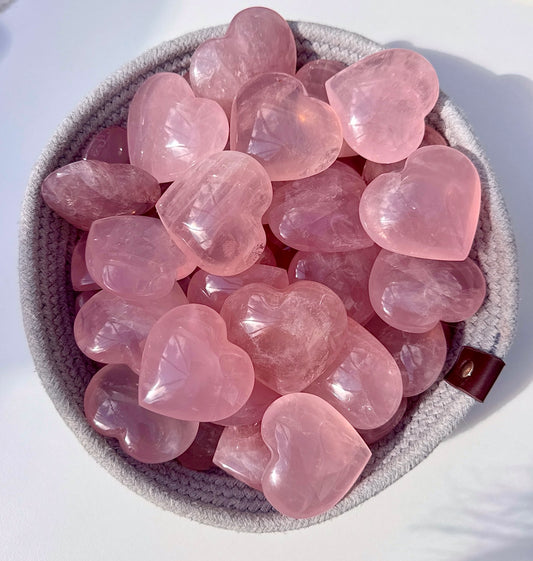 Rose Quartz Heart Gem Quality 💕