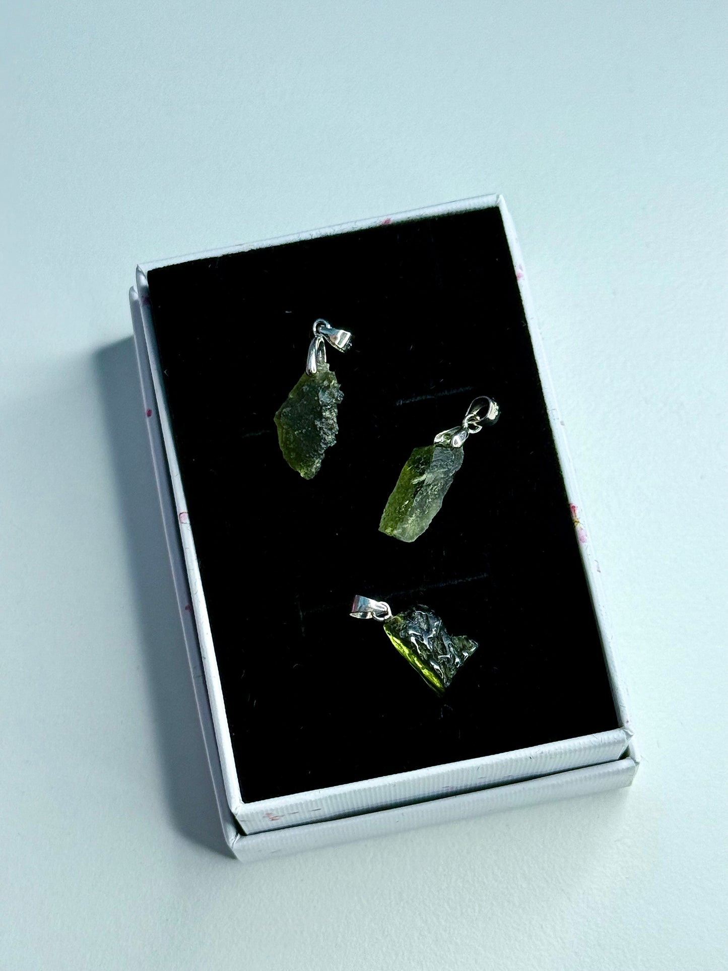 Moldavite Natural Silver 925