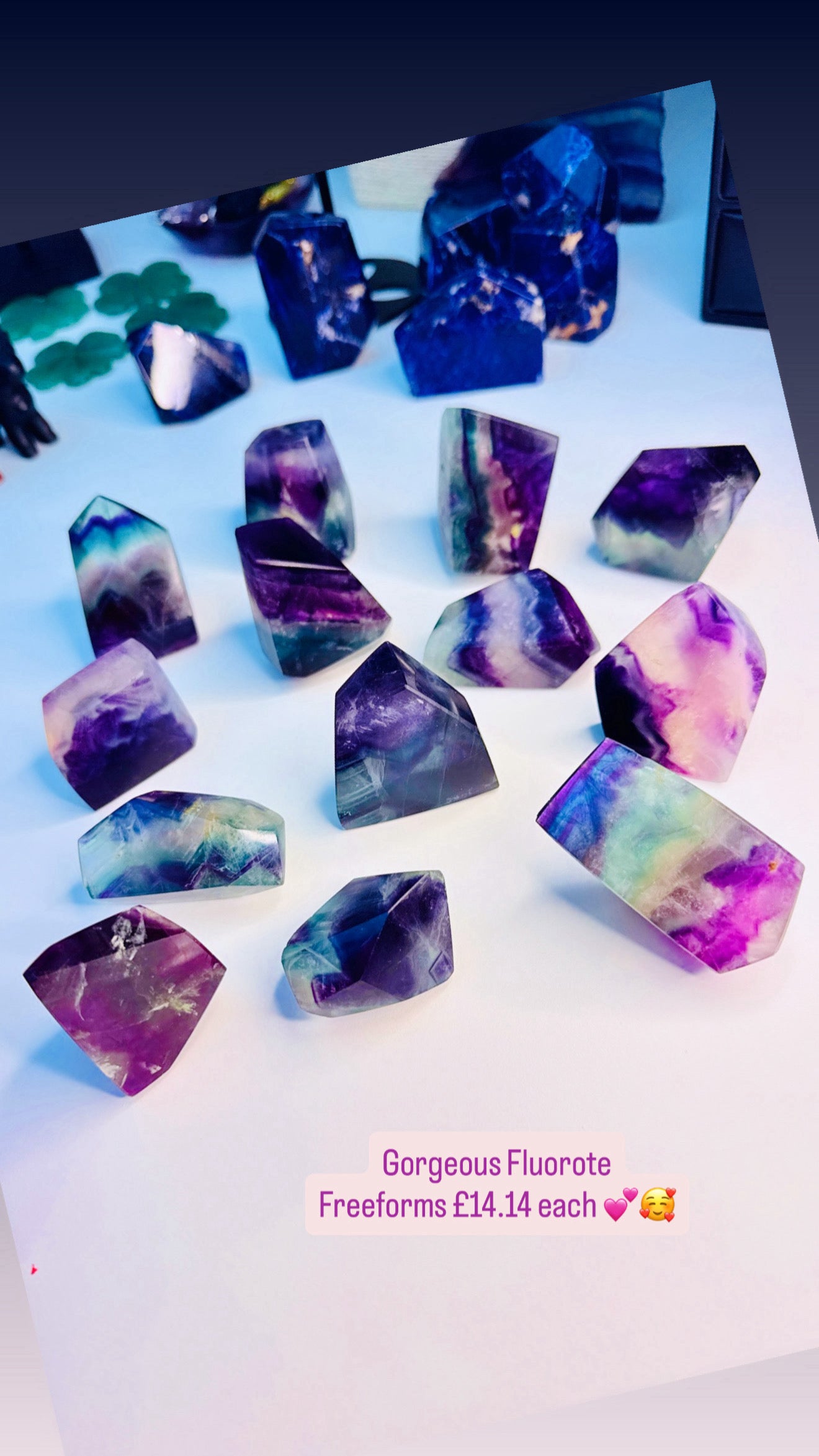 Fluorite Freeform Specimens 🔮🌈