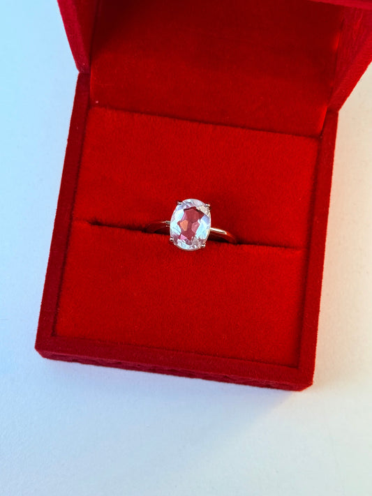 Quartz Faceted Crystal Ring 💍💎