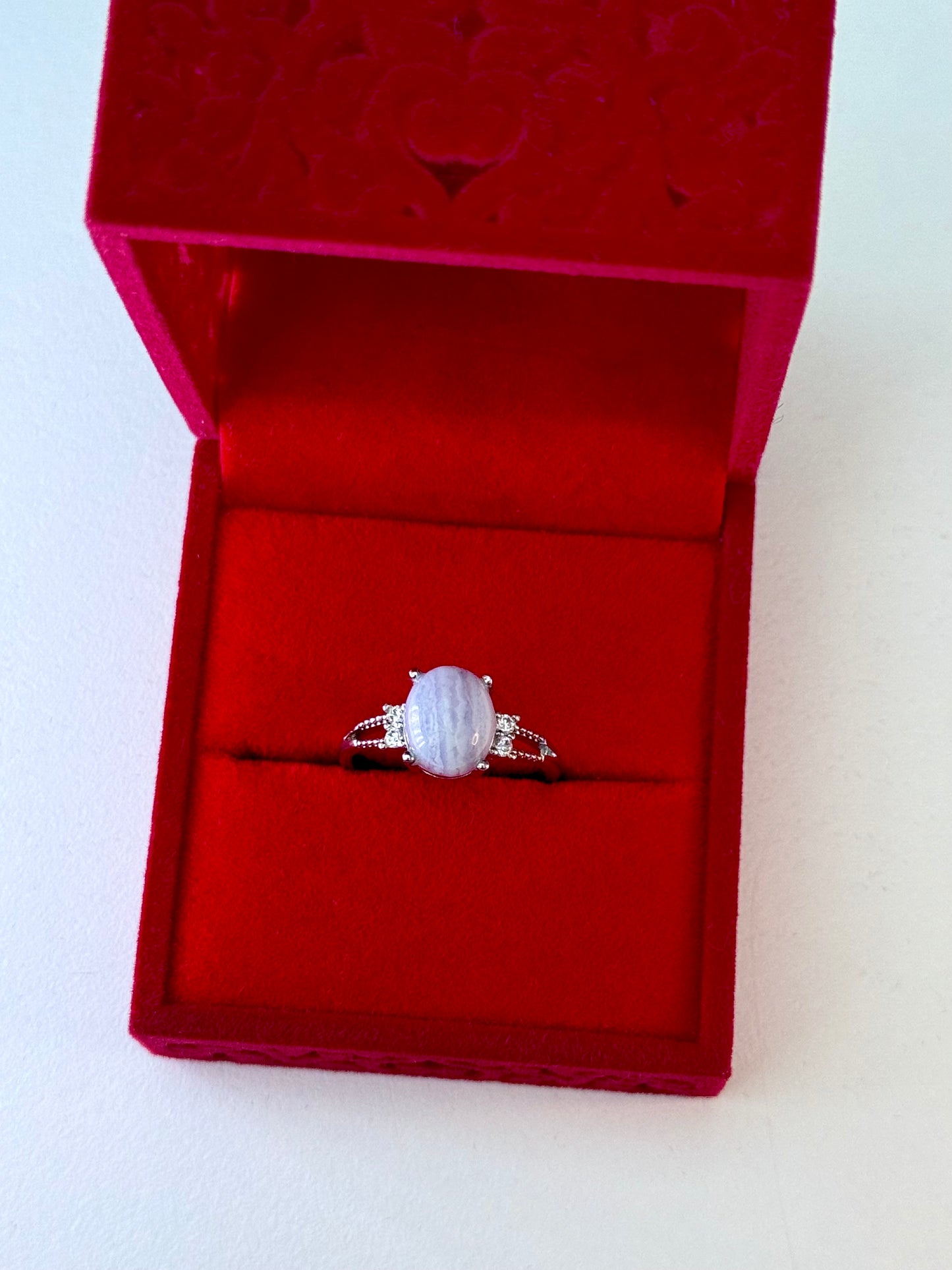 Blue Lace Agate Ring 💍