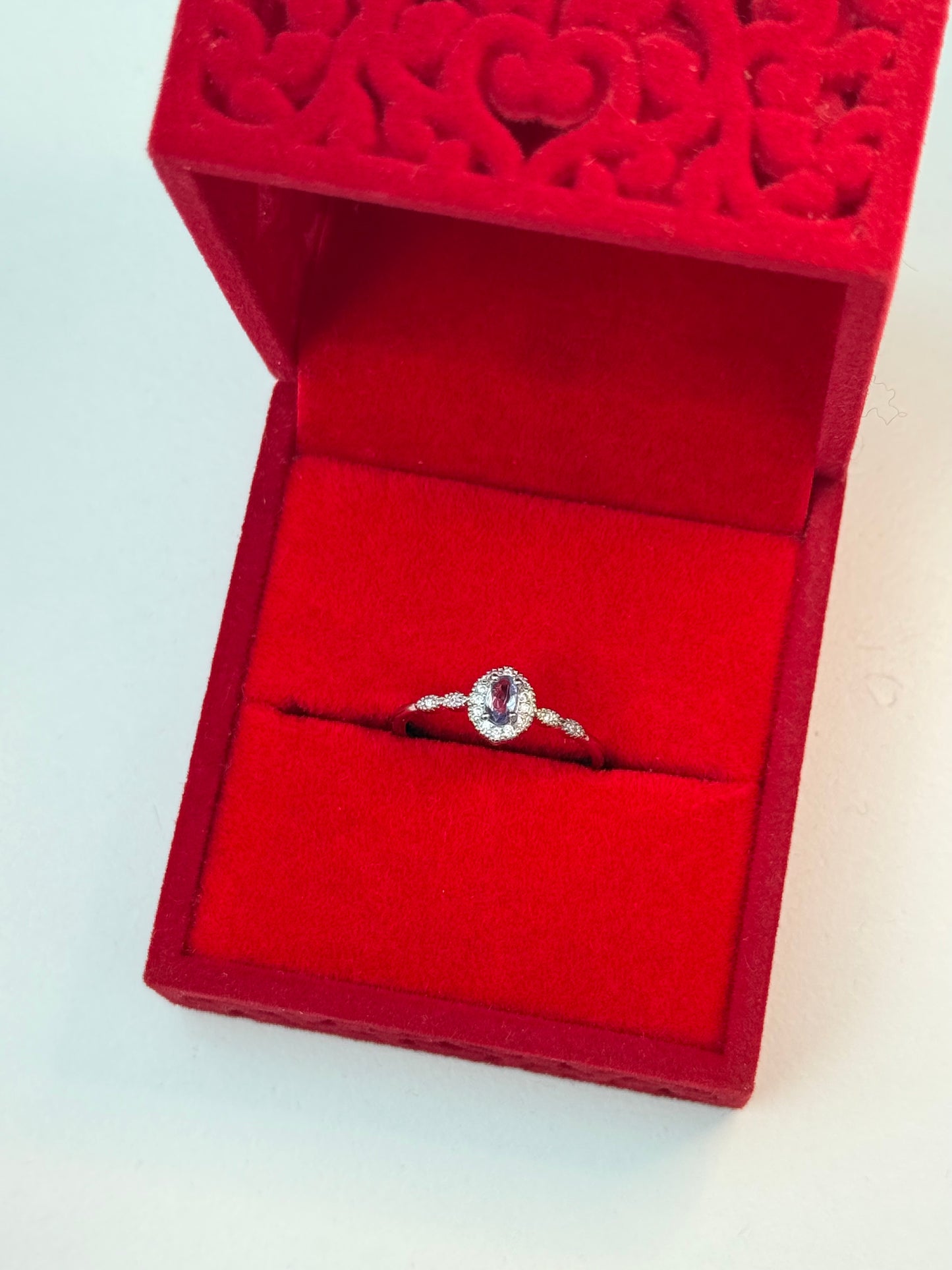 Elegant Tanzanite Crystal Ring 💎💍