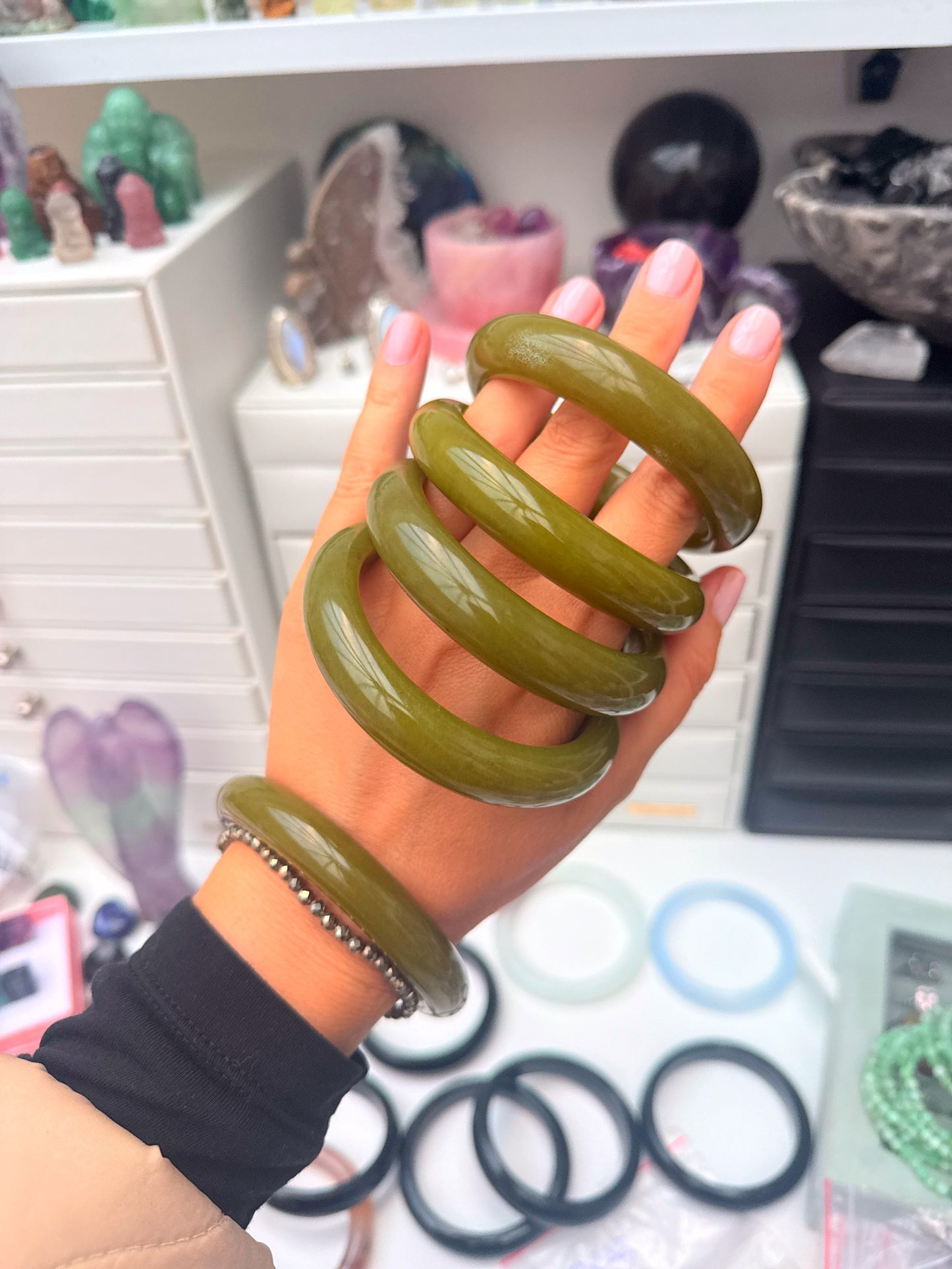 Olive Jade Gorgeous Bangles ✨🫒