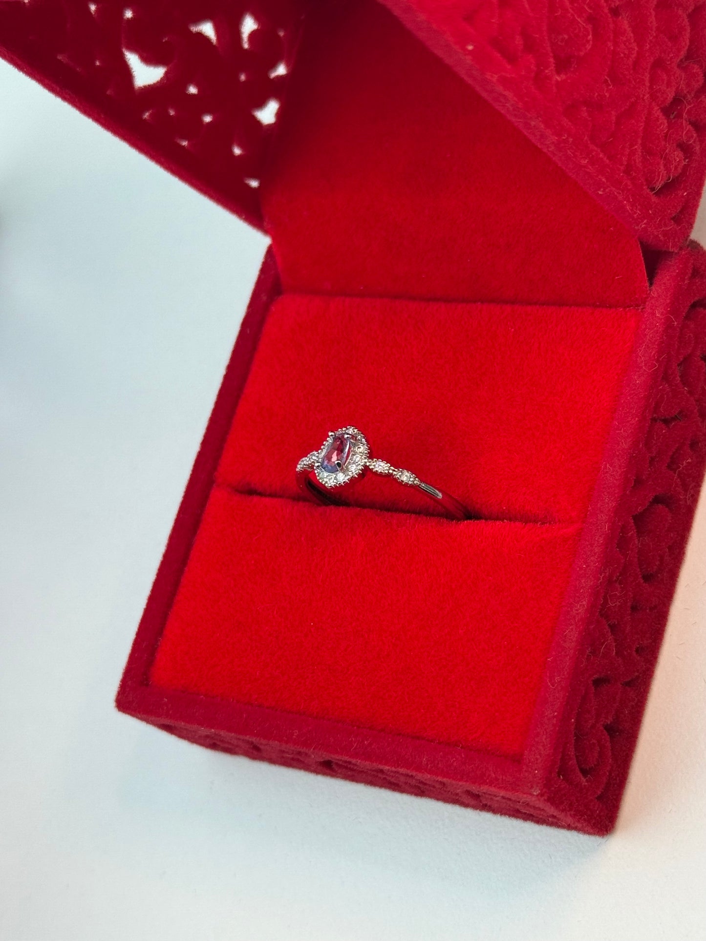 Elegant Tanzanite Crystal Ring 💎💍