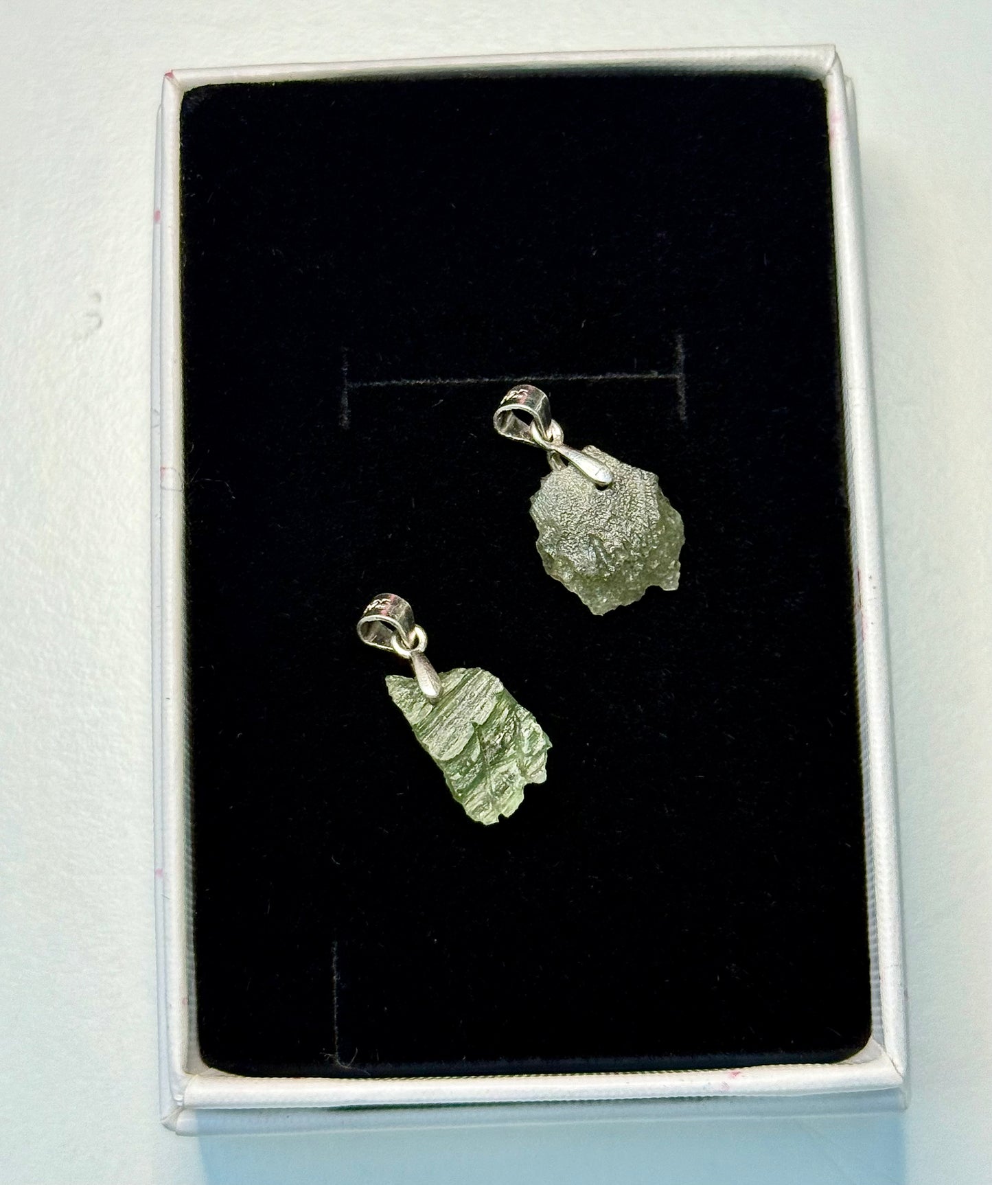 Moldavite Natural Silver 925