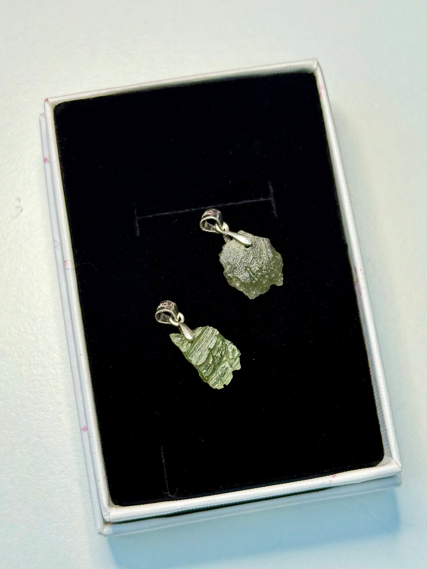 Moldavite Natural Silver 925