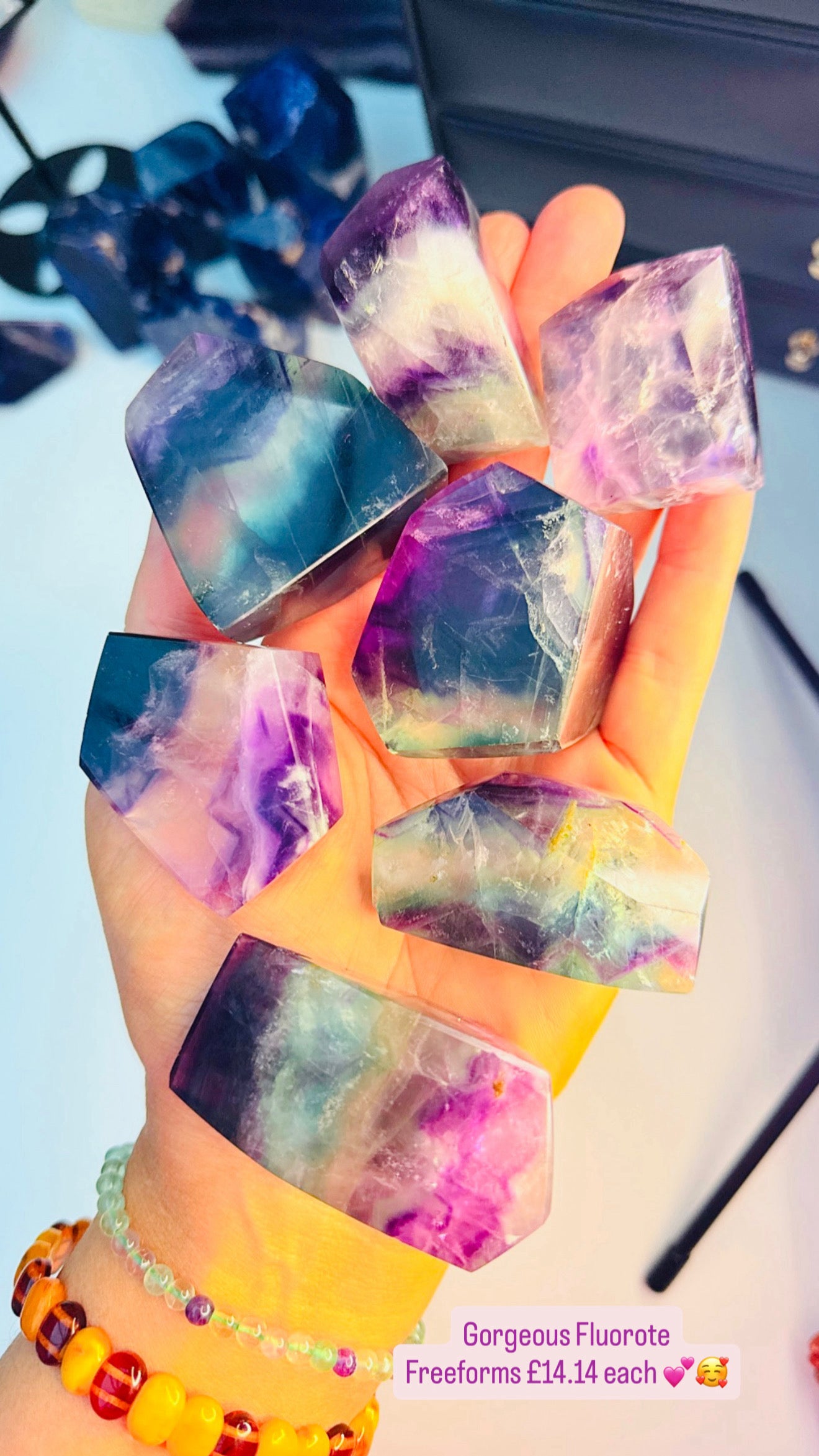Fluorite Freeform Specimens 🔮🌈