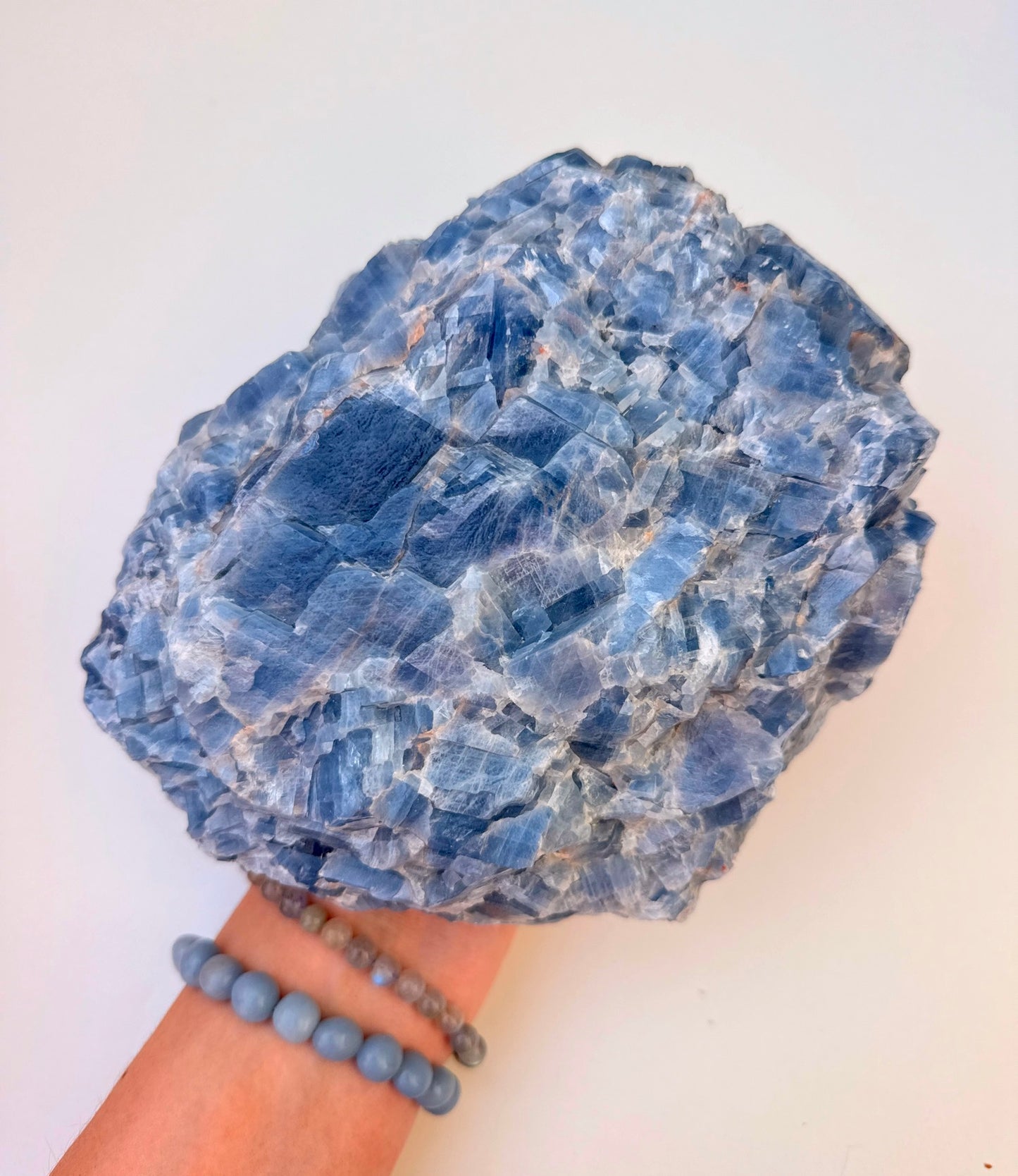 Blue Calcite Raw Natural Specimen