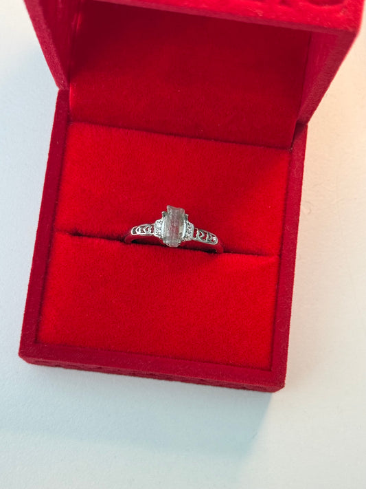 Raw Watermelon Tourmaline Ring ✨🍉