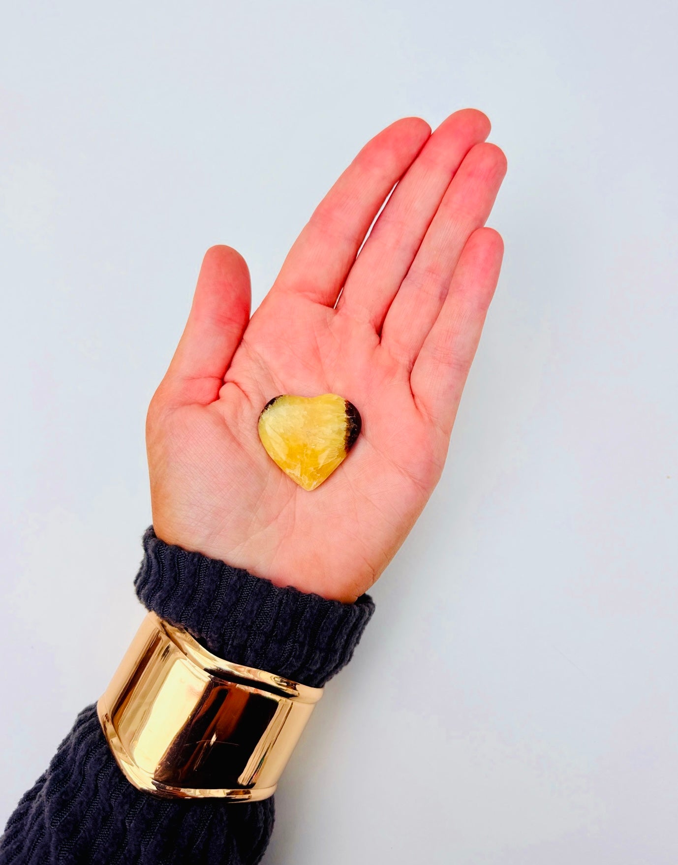 Septarian Dragon Stone Crystal Hearts 🤎💛🐲