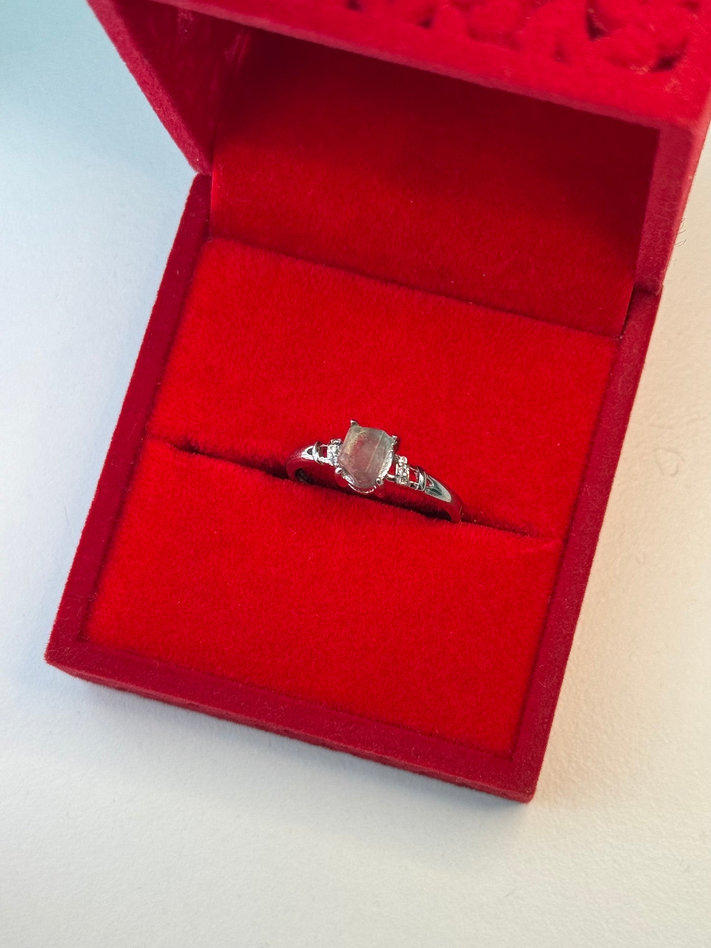 Raw Watermelon Tourmaline Ring ✨🍉