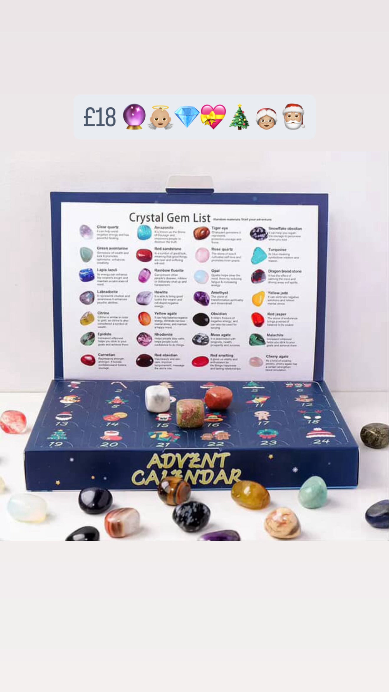 Crystal Advent Calendar 🔮💎👼🏼🎄🤶🏼🎅🏼