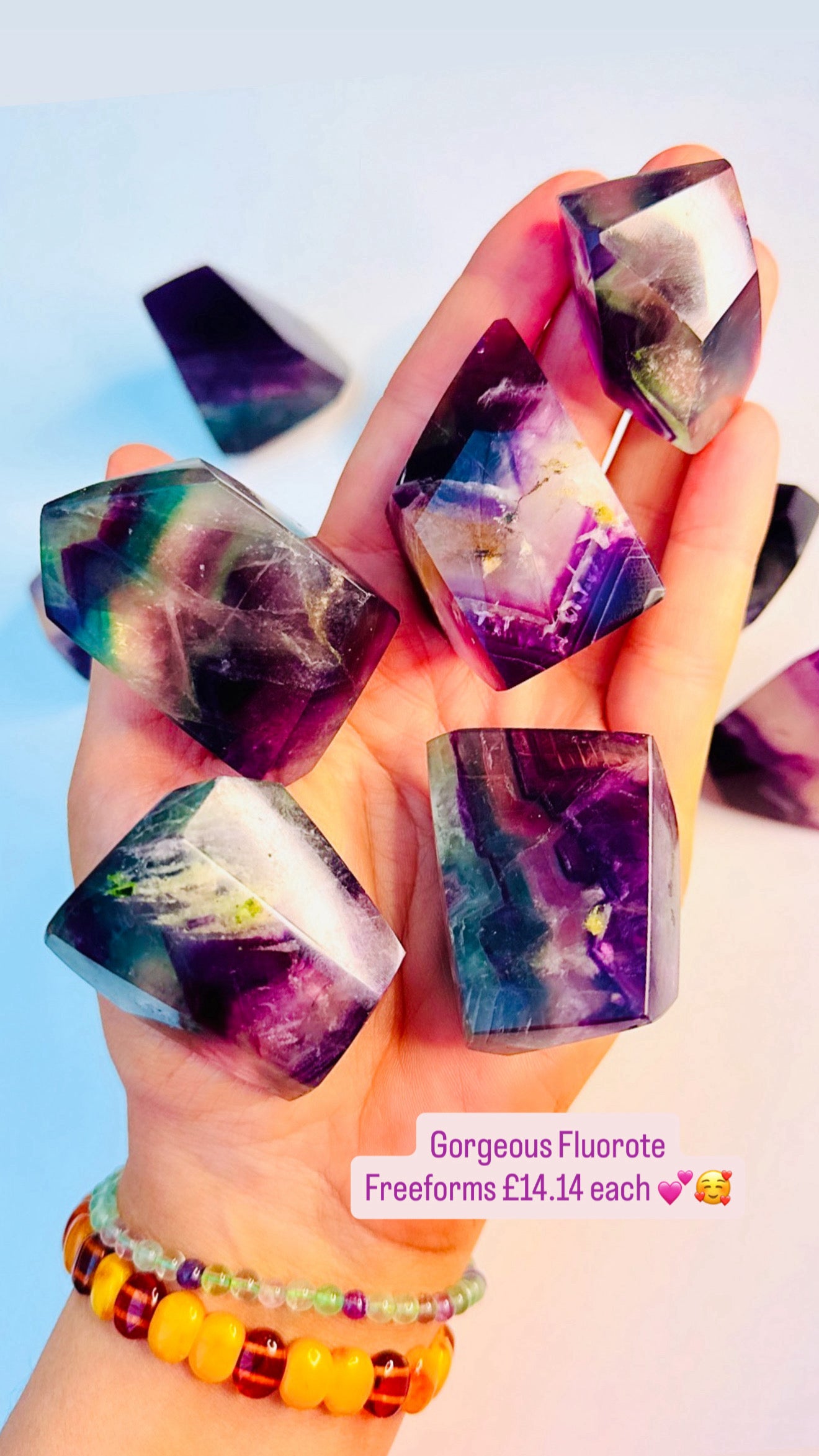 Fluorite Freeform Specimens 🔮🌈
