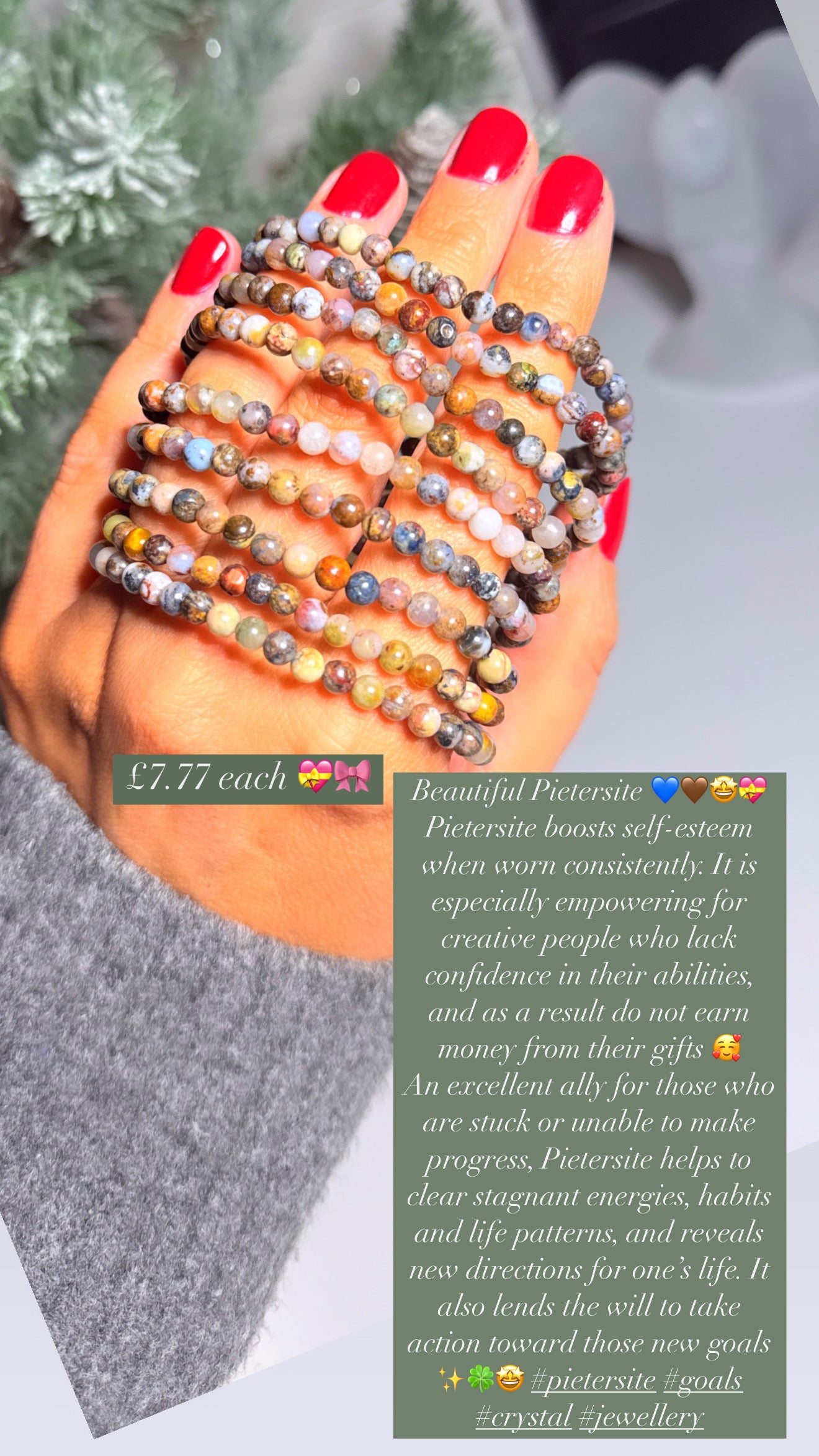 Pietersite Bead Bracelets 📿