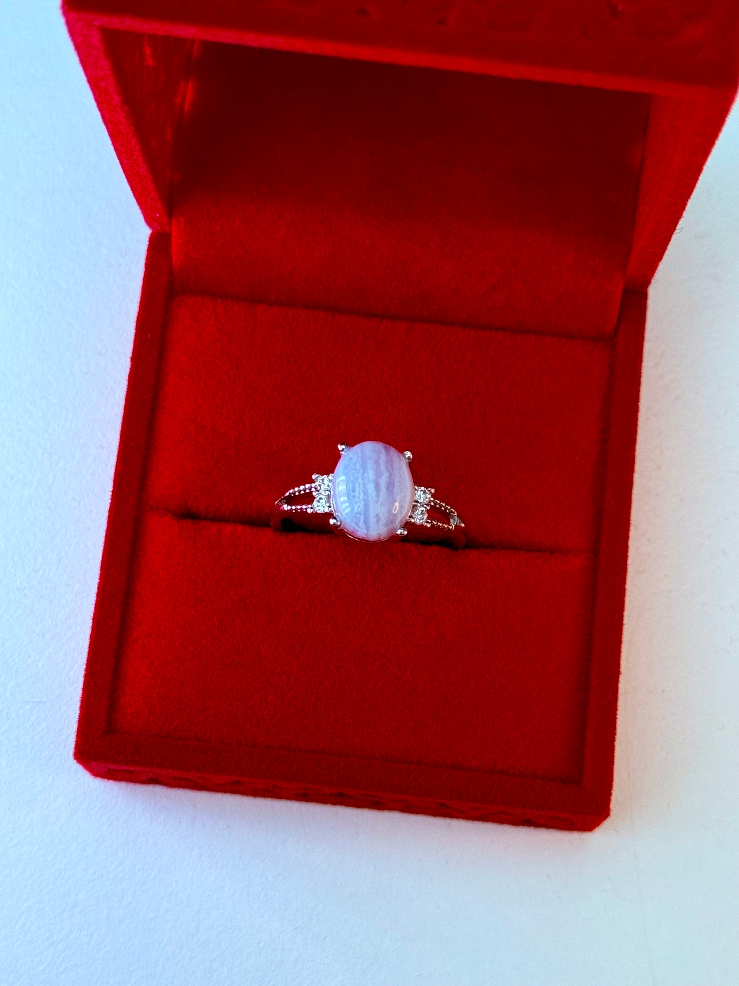 Blue Lace Agate Ring 💍