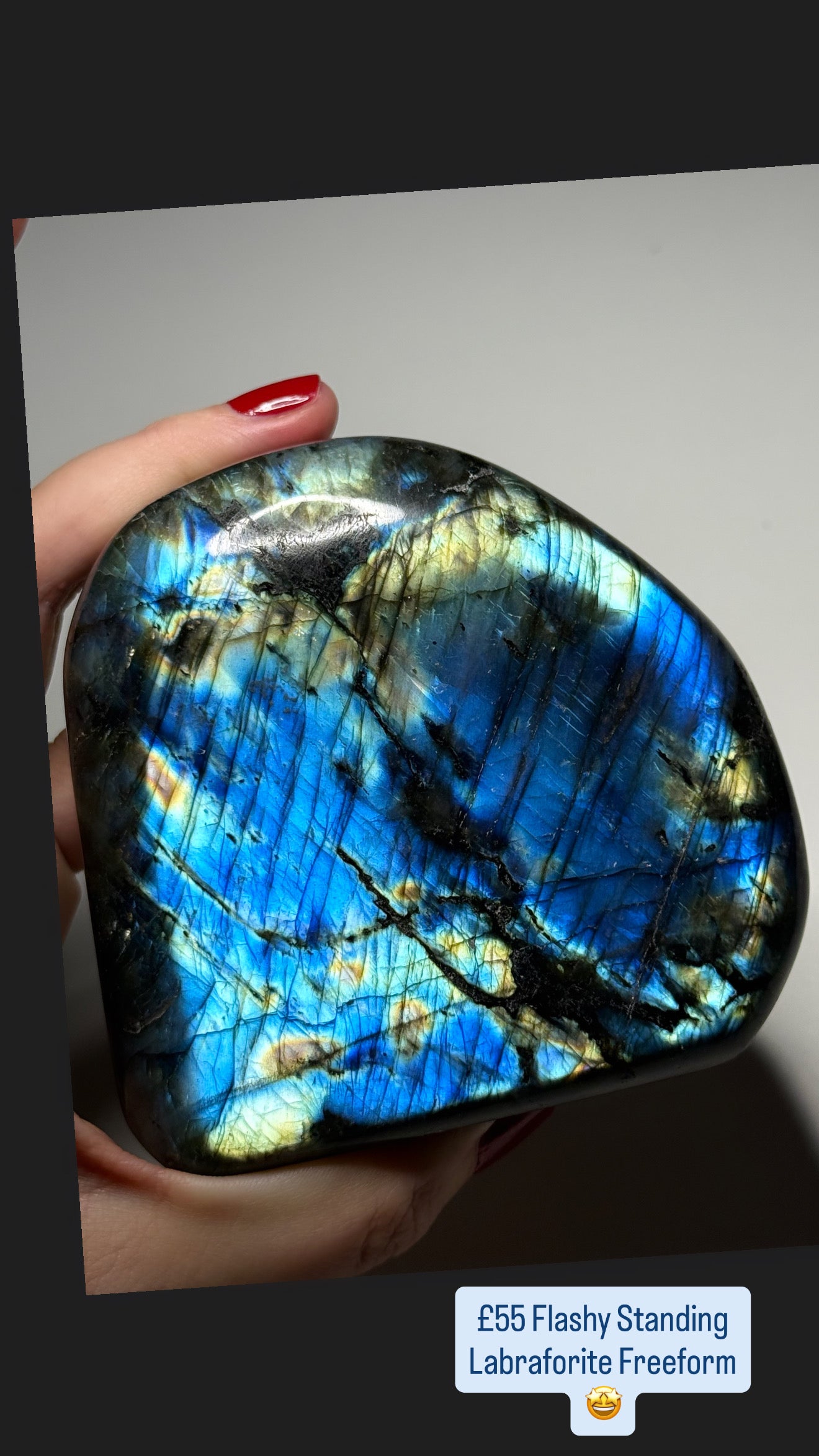 Flashy Labradorite Standing Freeform ✨💫