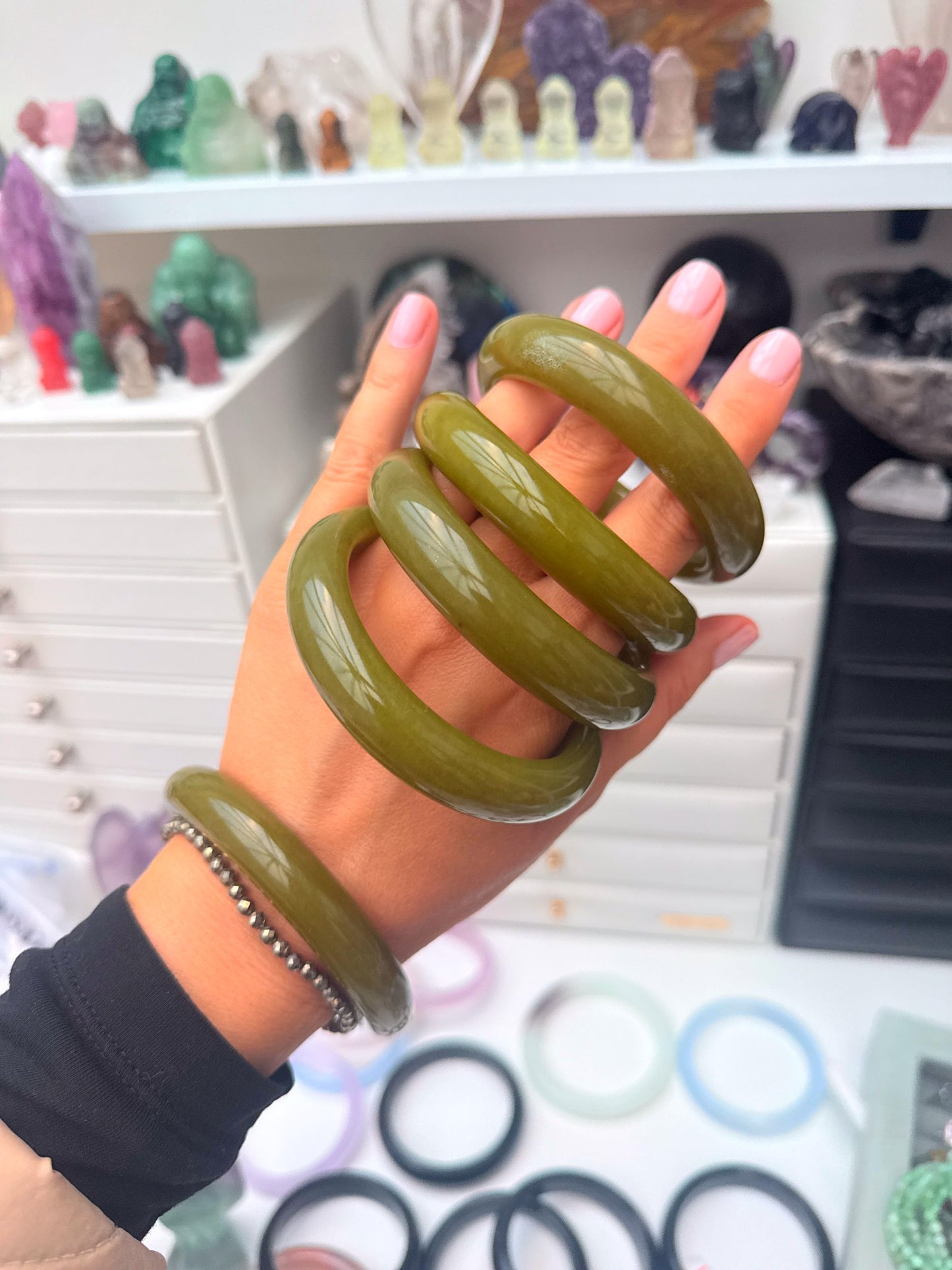 Olive Jade Gorgeous Bangles ✨🫒