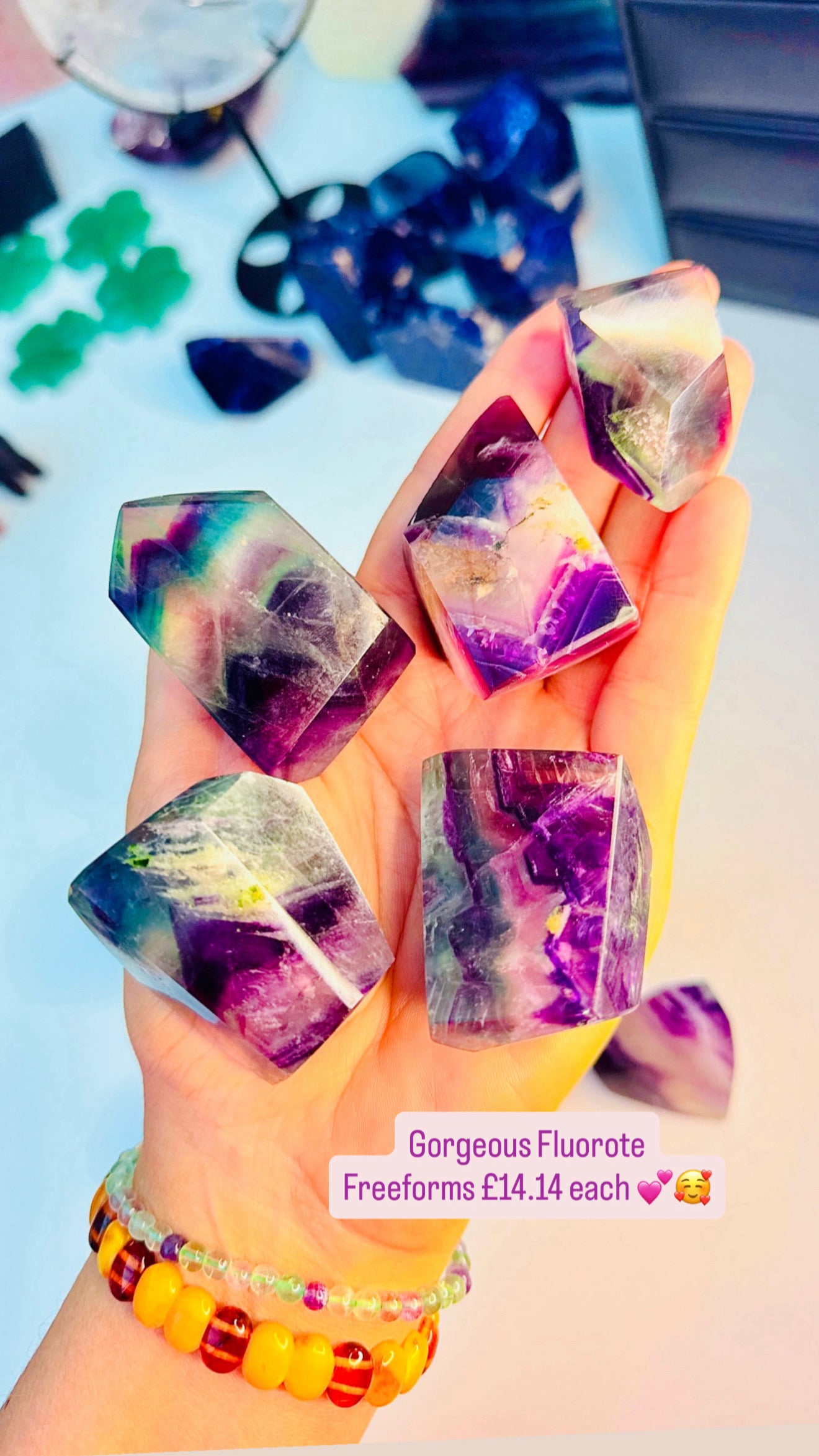Fluorite Freeform Specimens 🔮🌈