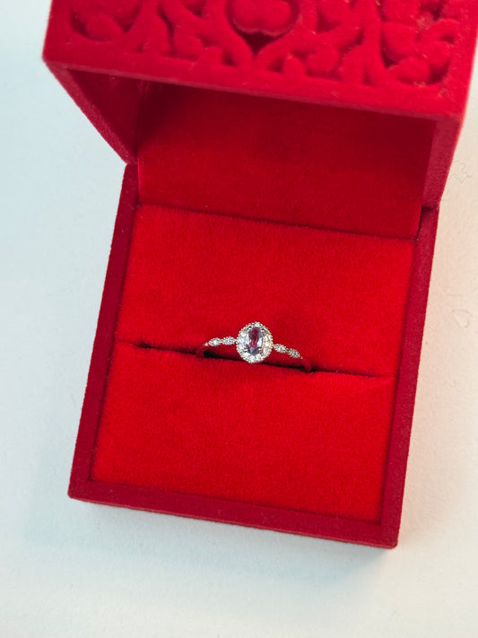 Elegant Tanzanite Crystal Ring 💎💍