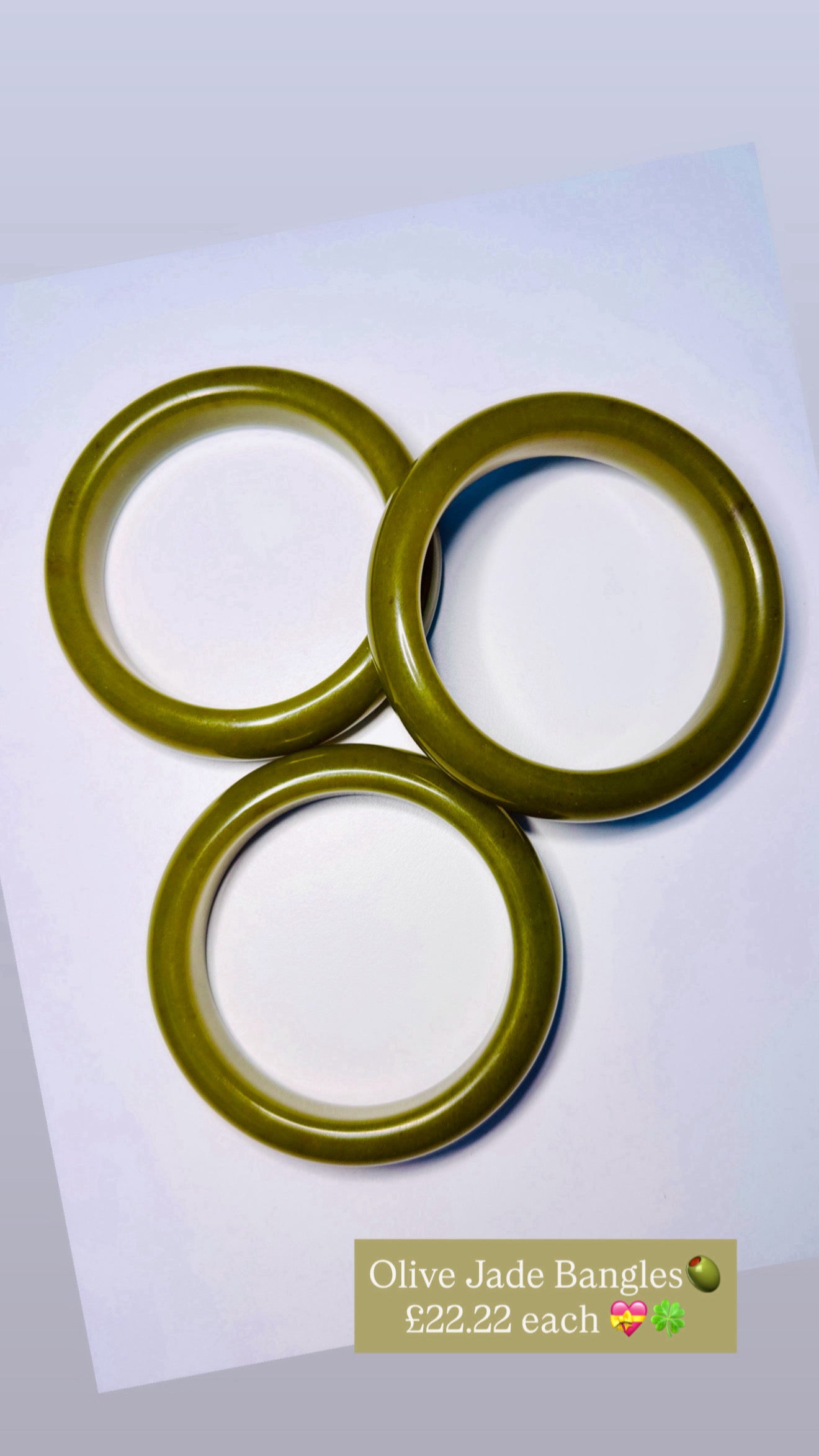 Olive Jade Gorgeous Bangles ✨🫒