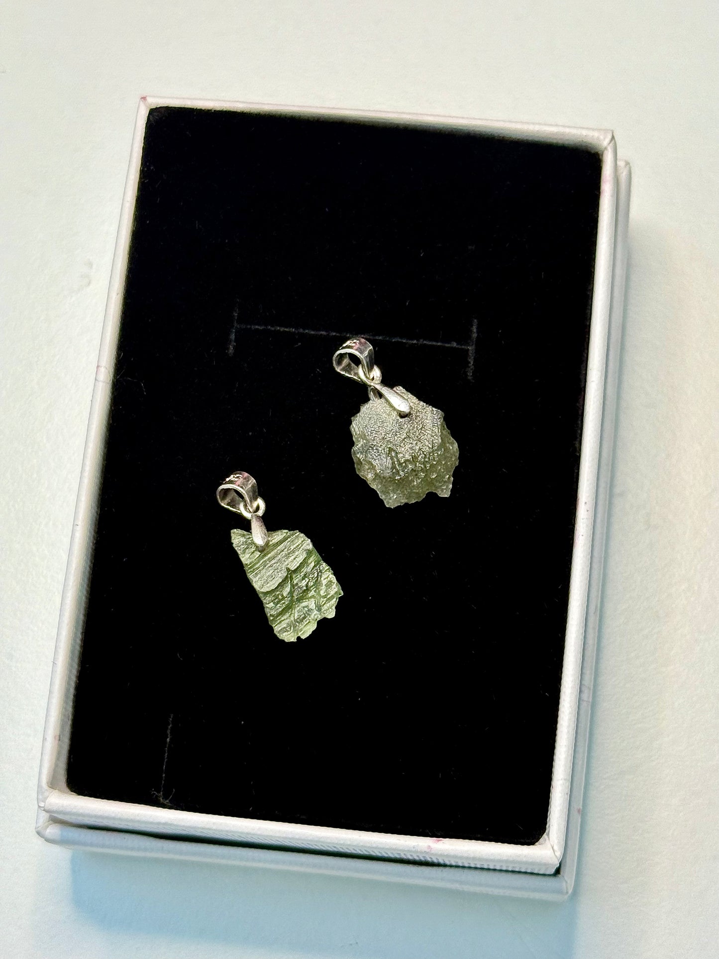 Moldavite Natural Silver 925