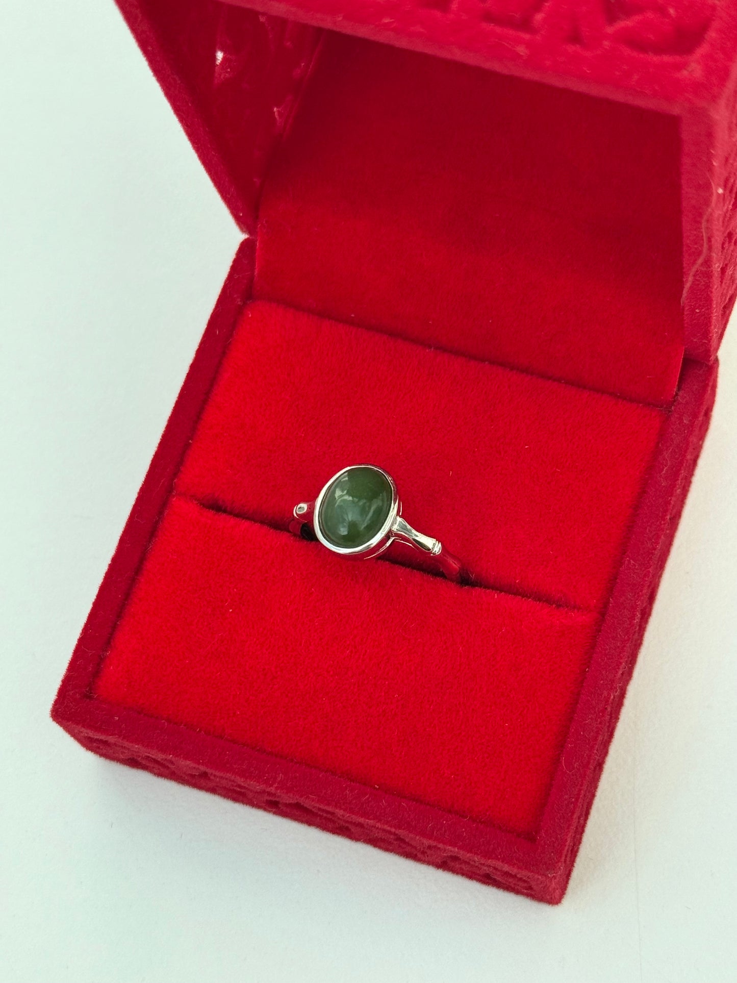 Jade Crystal Ring 🍀💍