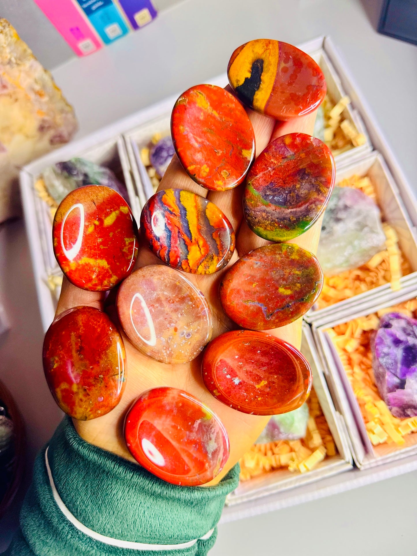 Fancy Jasper ~ Worry Stone 💃🌹