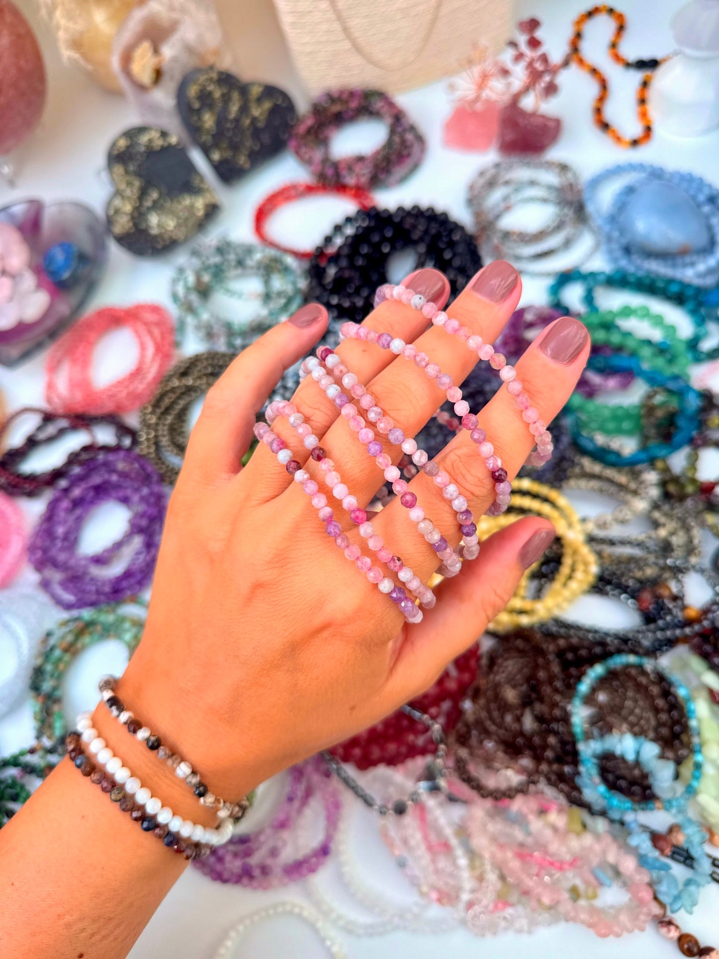 Unicorn Stone Faceted Bracelets