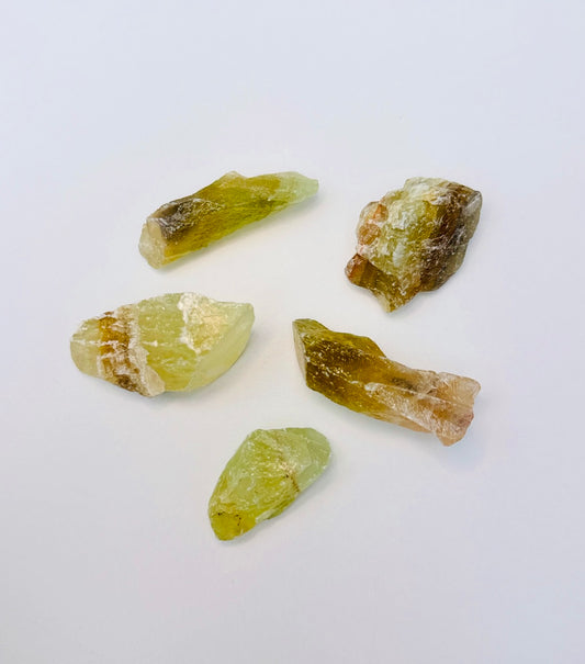 Raw Natural Green Calcite 🌿