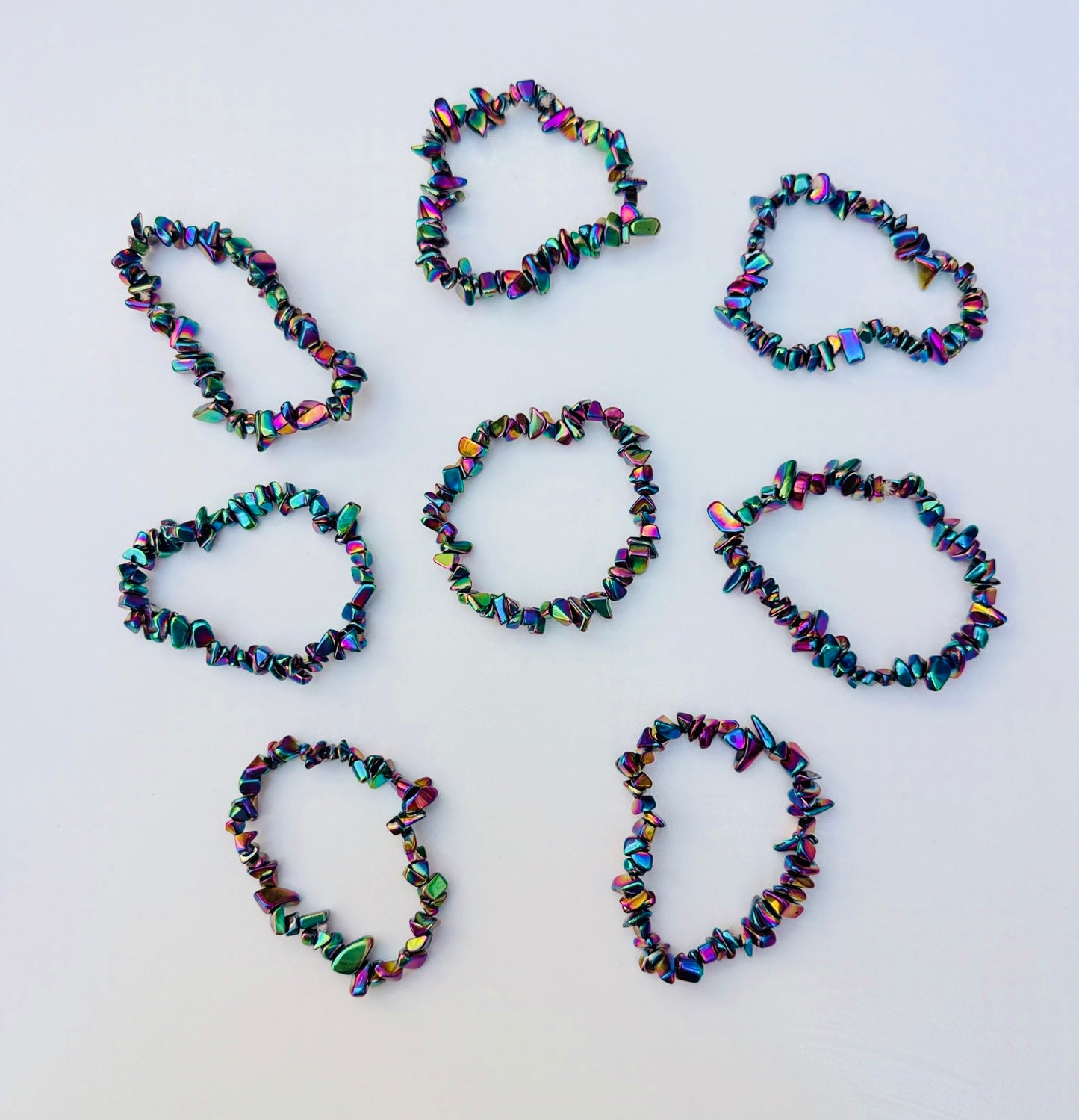 Rainbow Hematite Bracelet 🌈
