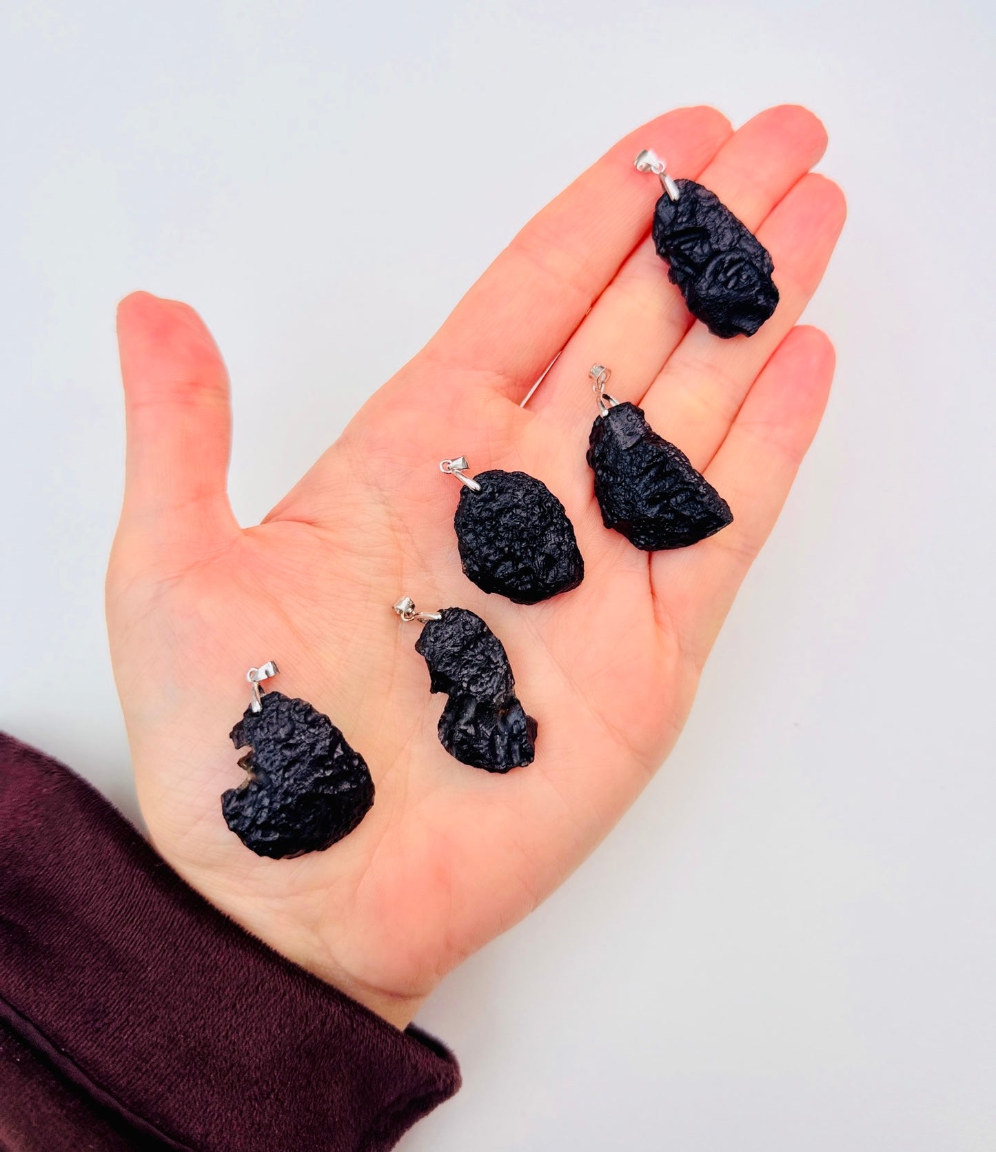 Agni Mani Tektite on Silver 925 Pendant ✨💎☄️