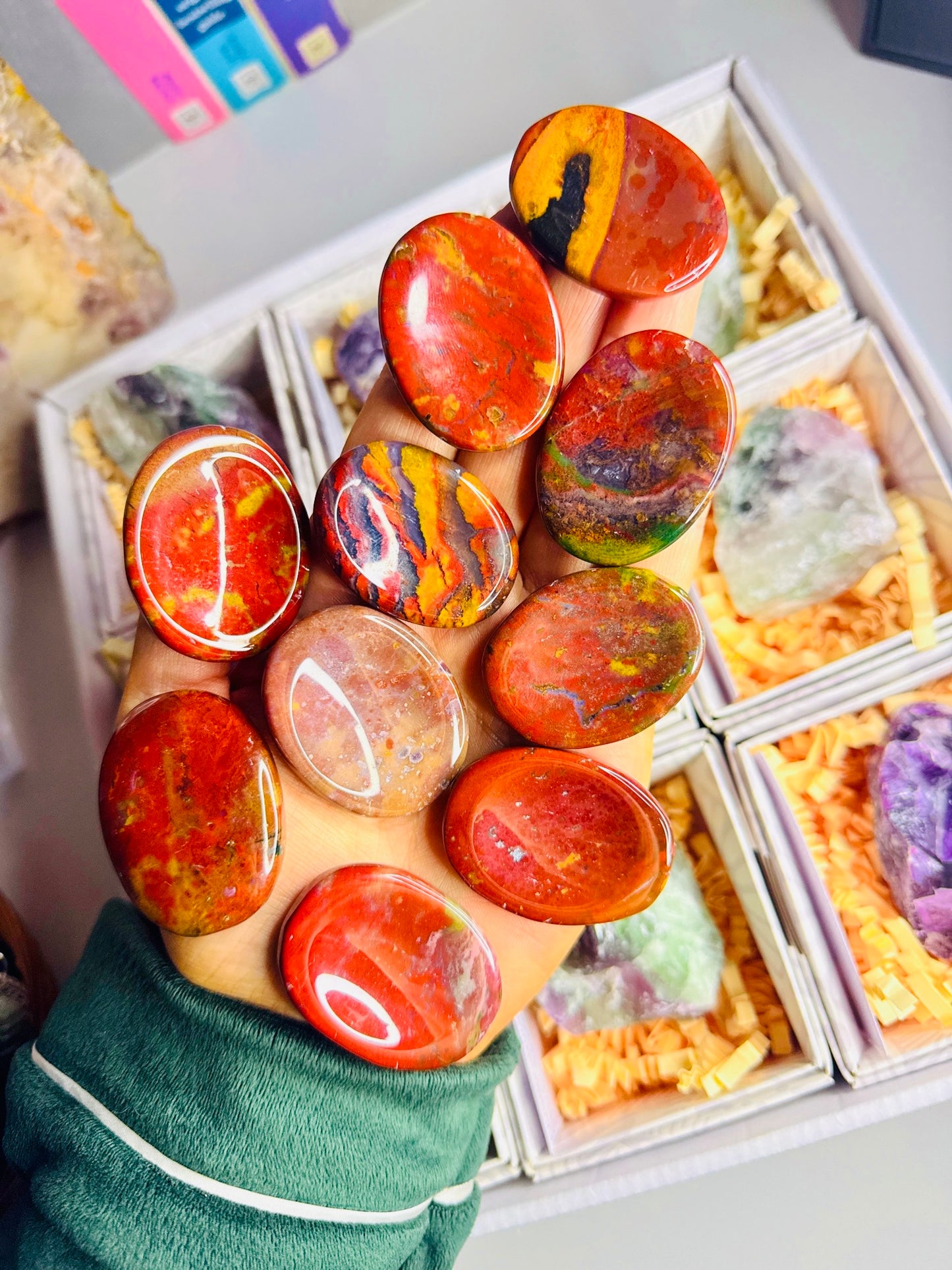 Fancy Jasper ~ Worry Stone 💃🌹