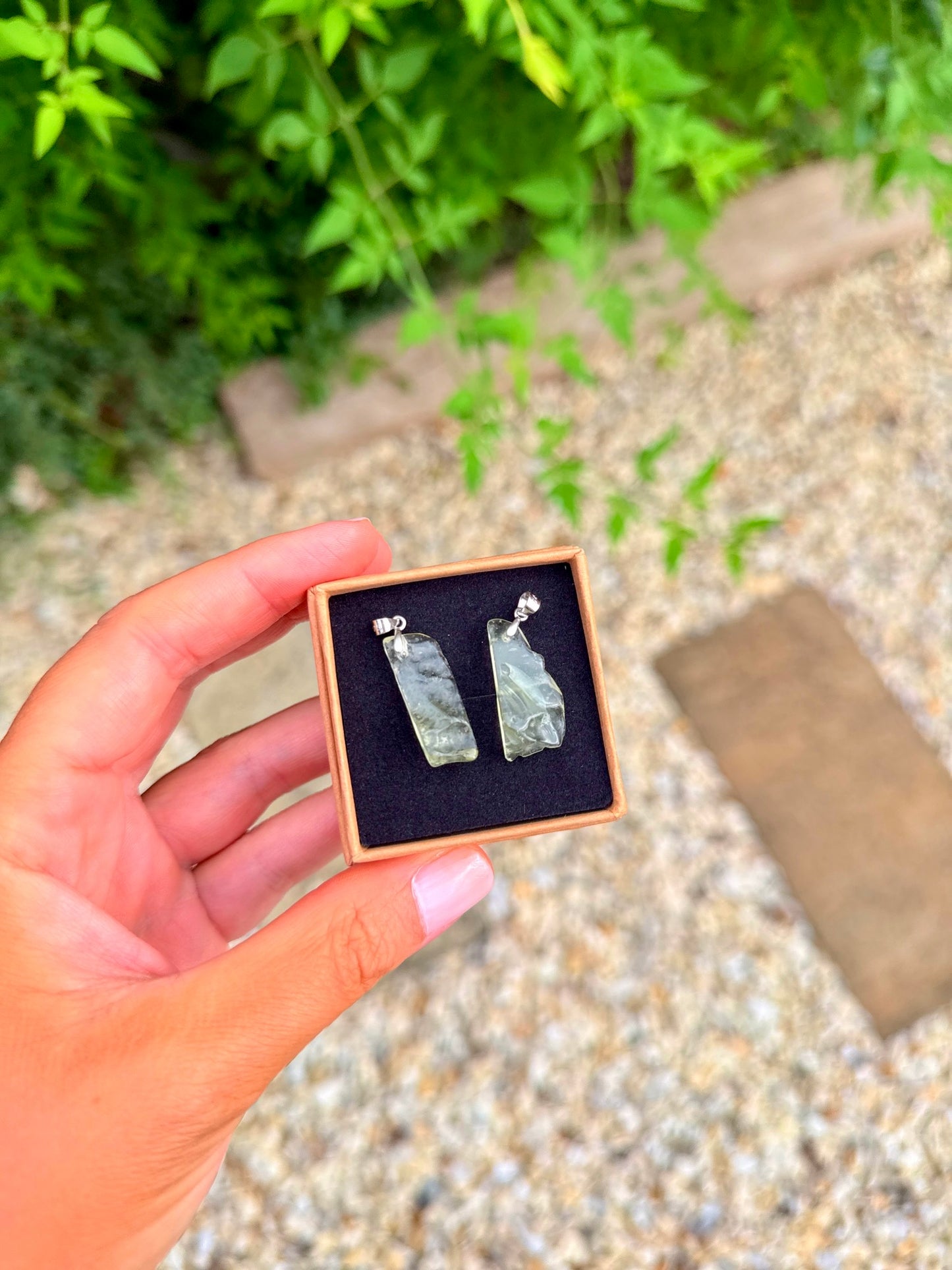 Libyan Desert Glass Pendants ✨