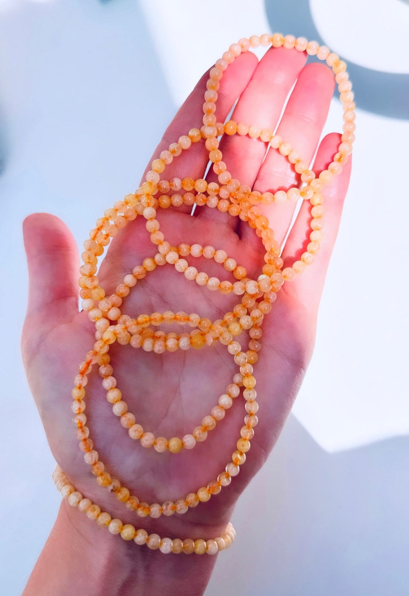Citrine Bead Bracelets