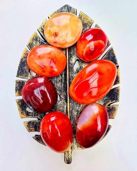 Beautiful Juicy Carnelian Pebbles 🧡🍊