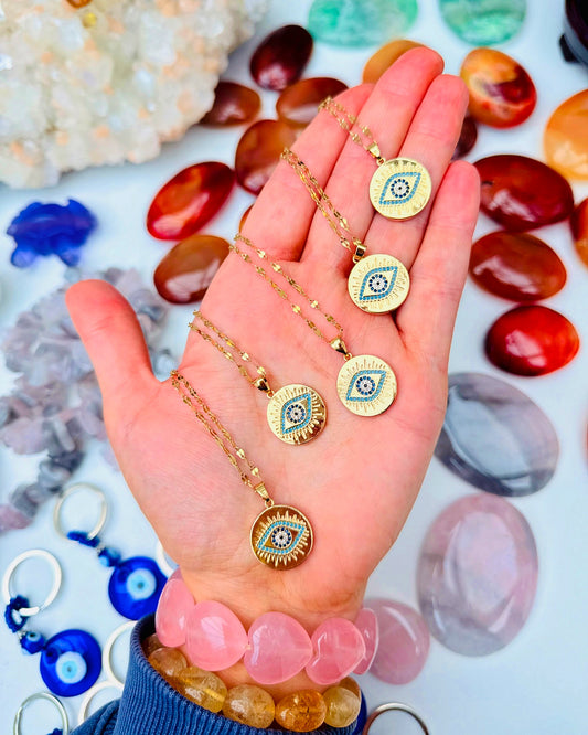 Golden Eye Necklace 👁️✨